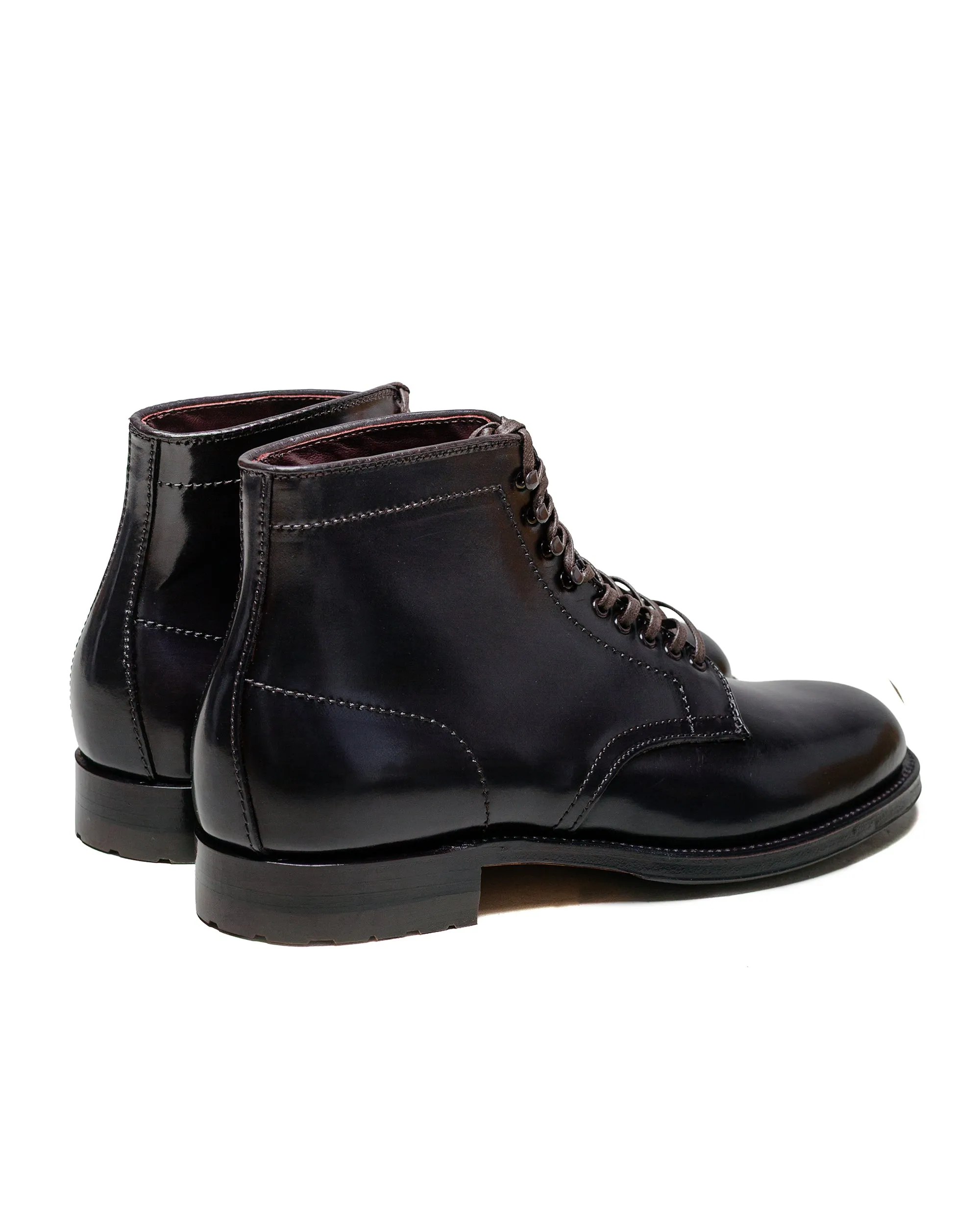 Alden Plain Toe Boot Colour 8 Cordovan with Commando Sole 4600H sold by Lost & Found product image thumbnail 3