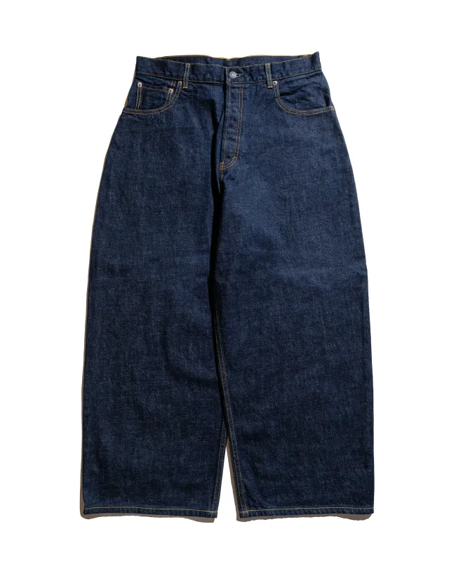 Beams Plus Studio Nicholson Denim 5 Pocket Jean Indigo sold by Lost & Found