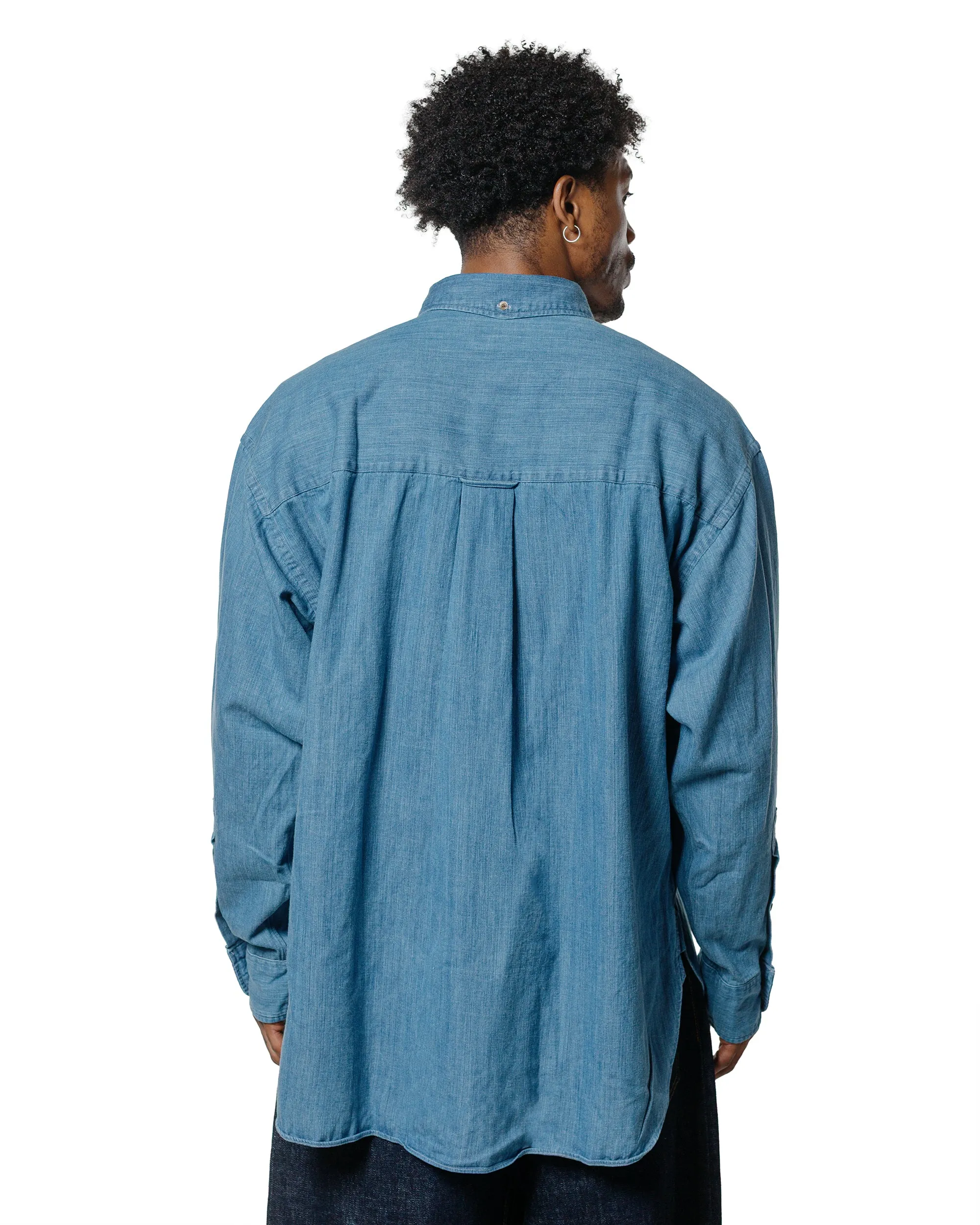 Beams Plus Studio Nicholson Lisa Denim Shirt Faded Wash sold by Lost & Found product image thumbnail 3