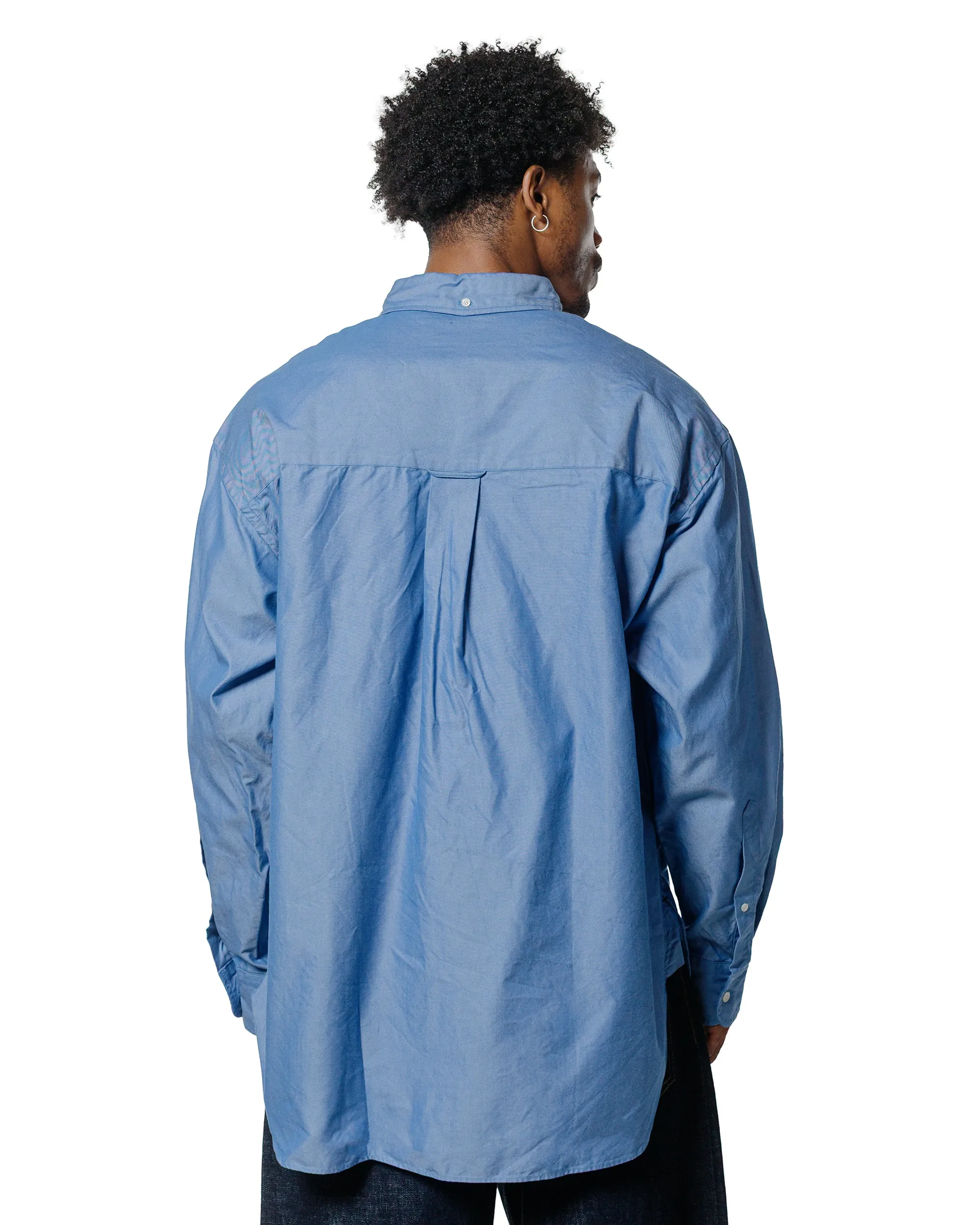Beams Plus Studio Nicholson Lisa Oxford Shirt Blue sold by Lost & Found product image thumbnail 3