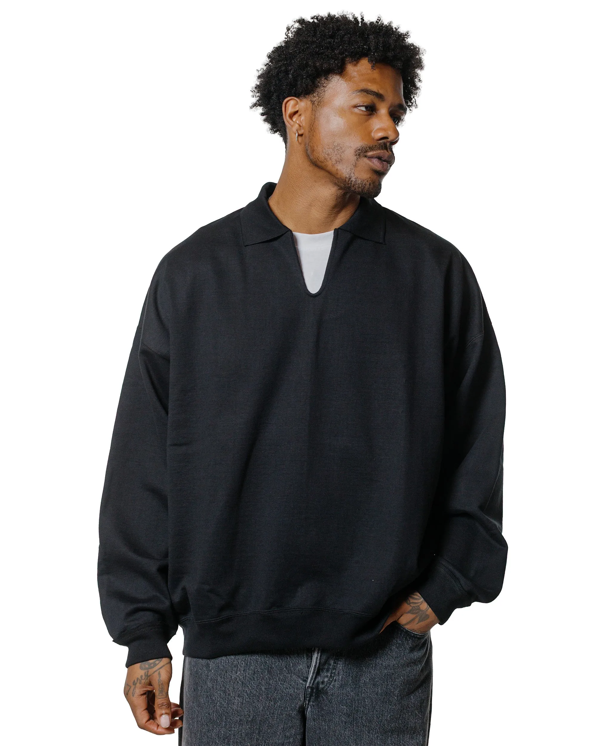 MARKAWARE Organic Cotton Heavy Fleece Skipper Huge Sweat Black sold by Lost & Found product image thumbnail 2