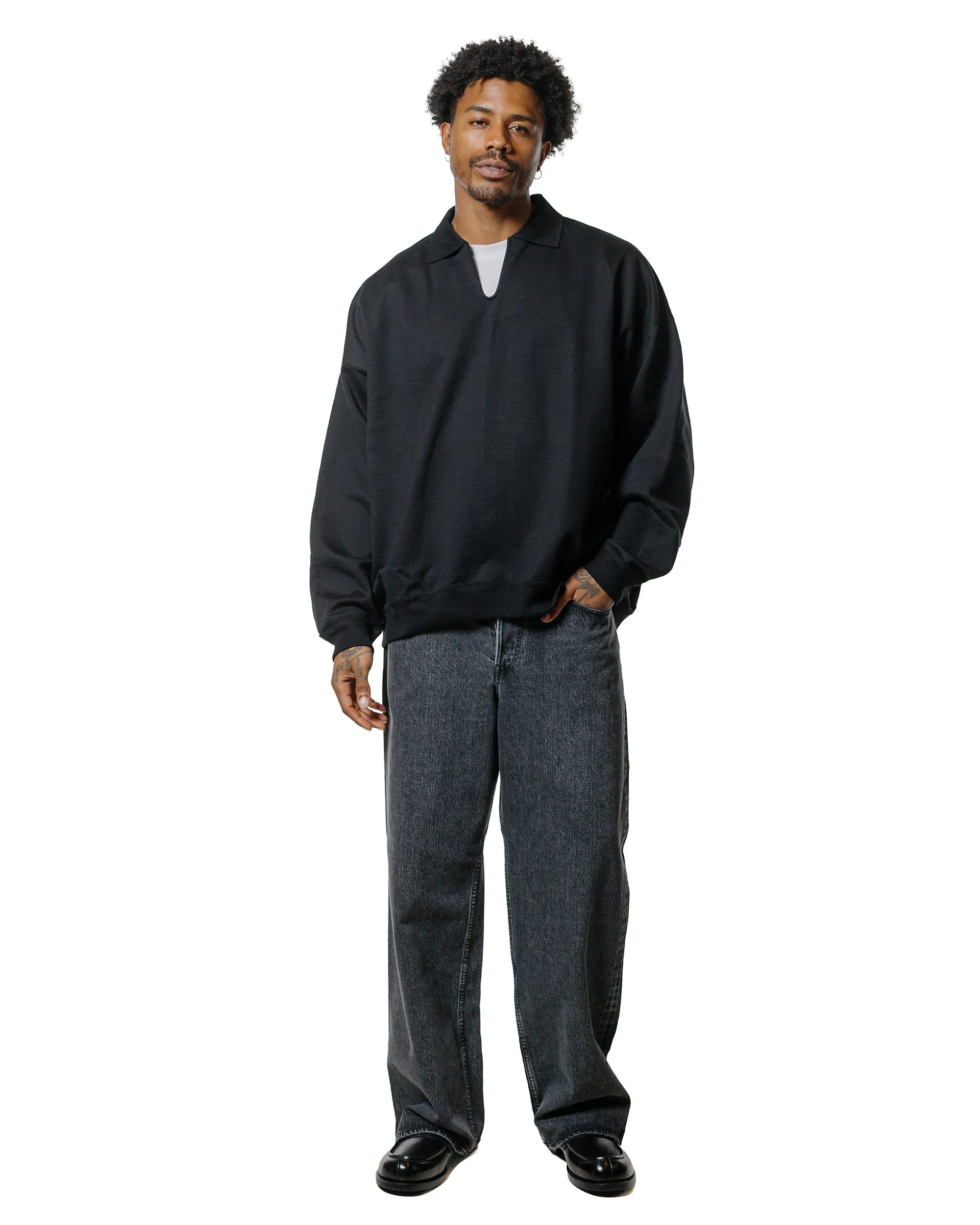 MARKAWARE Organic Cotton Heavy Fleece Skipper Huge Sweat Black sold by Lost & Found product image thumbnail 4