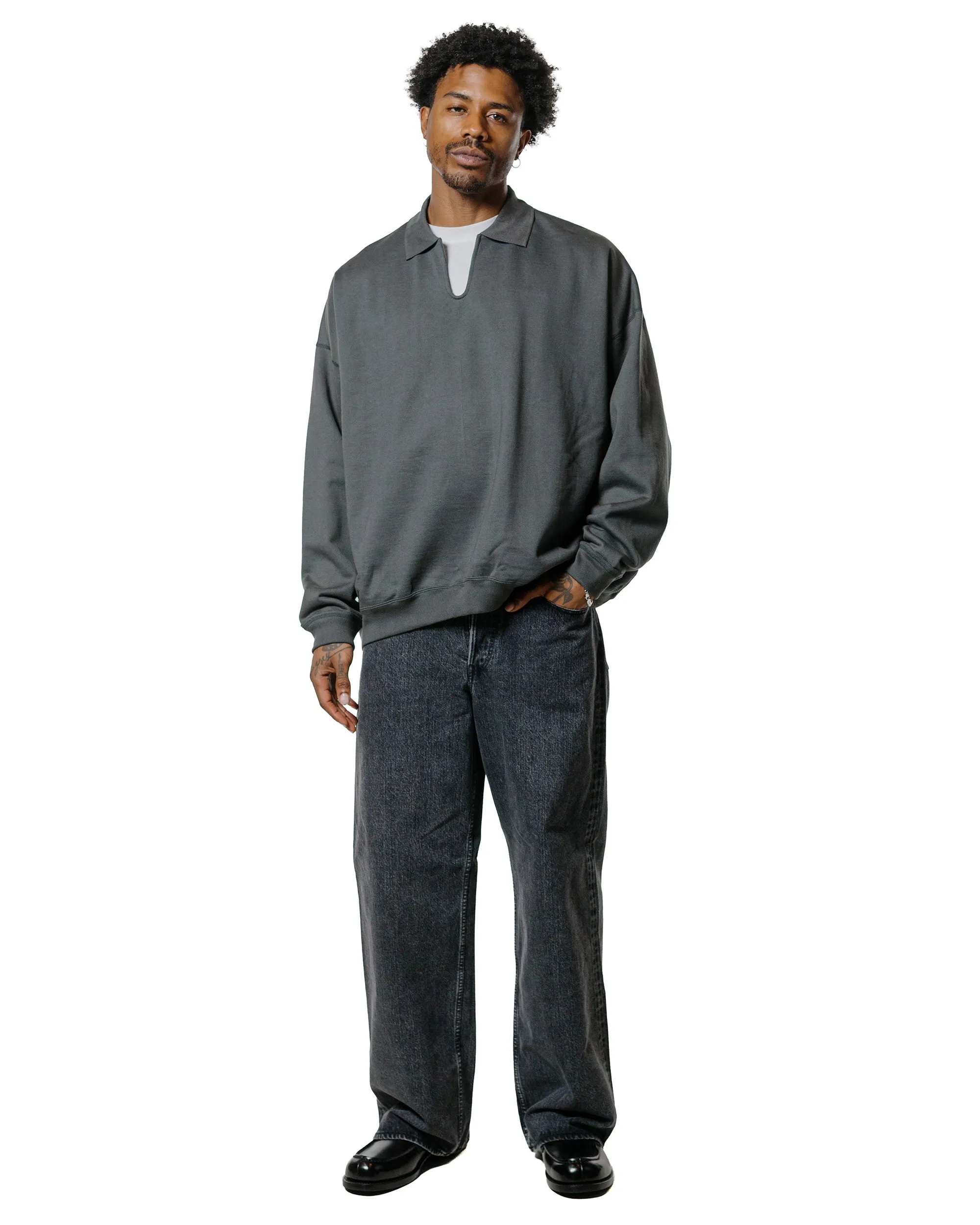 MARKAWARE Organic Cotton Heavy Fleece Skipper Huge Sweat Forest Grey sold by Lost & Found product image thumbnail 4