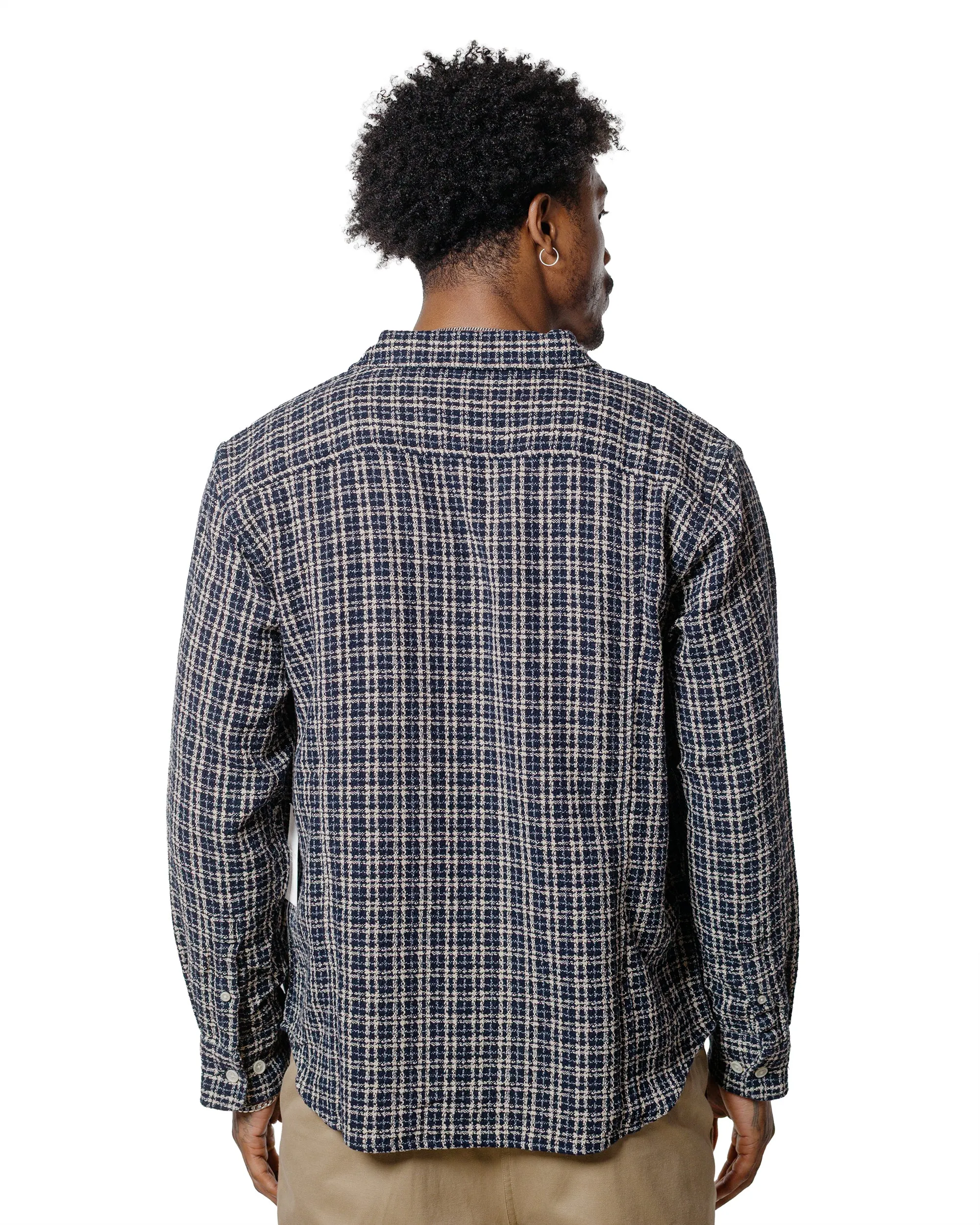 Corridor Reverse Tweed Snow Check Blue sold by Lost & Found product image thumbnail 3