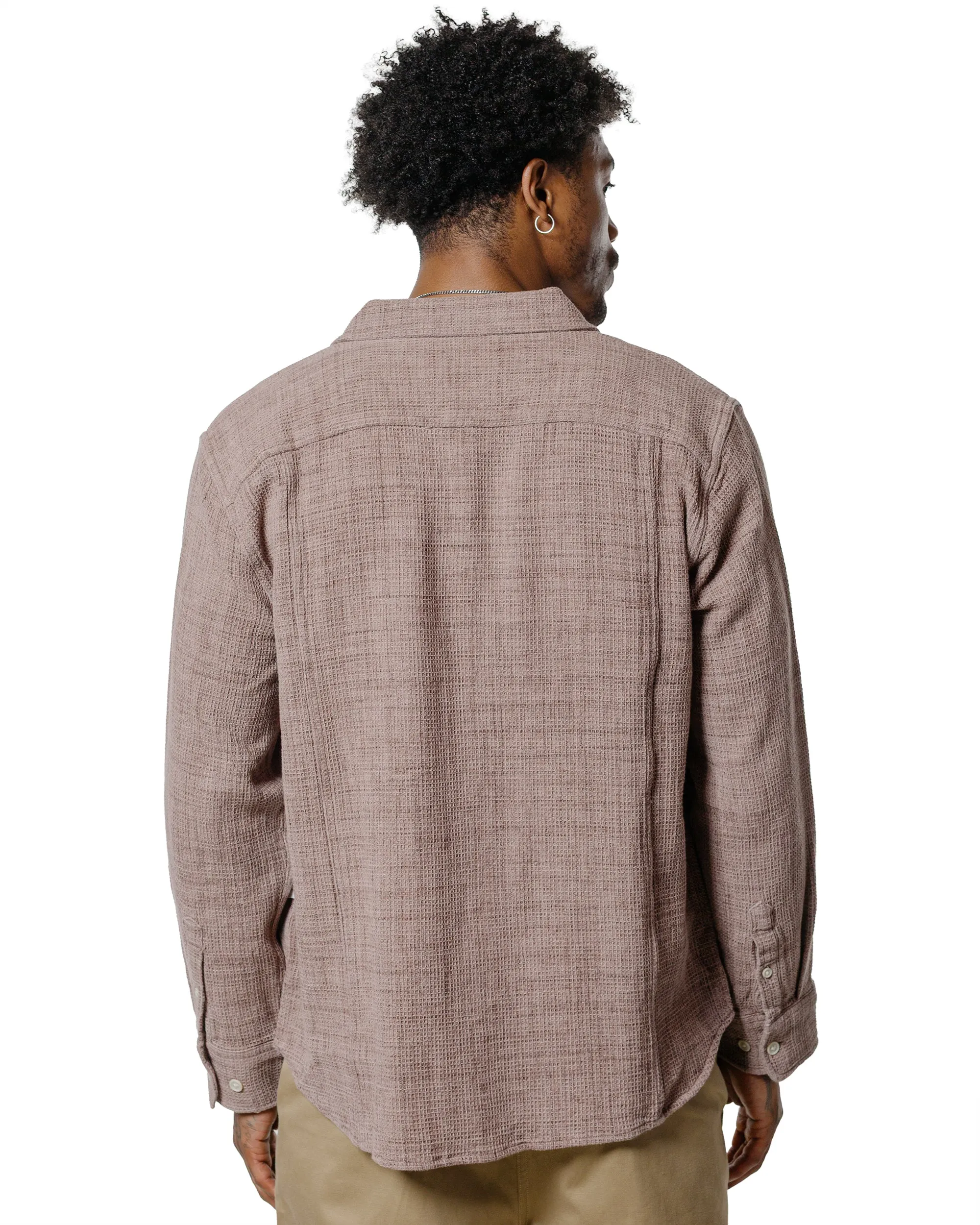 Corridor Pigment Dyed Waffle LS Dusk sold by Lost & Found product image thumbnail 3