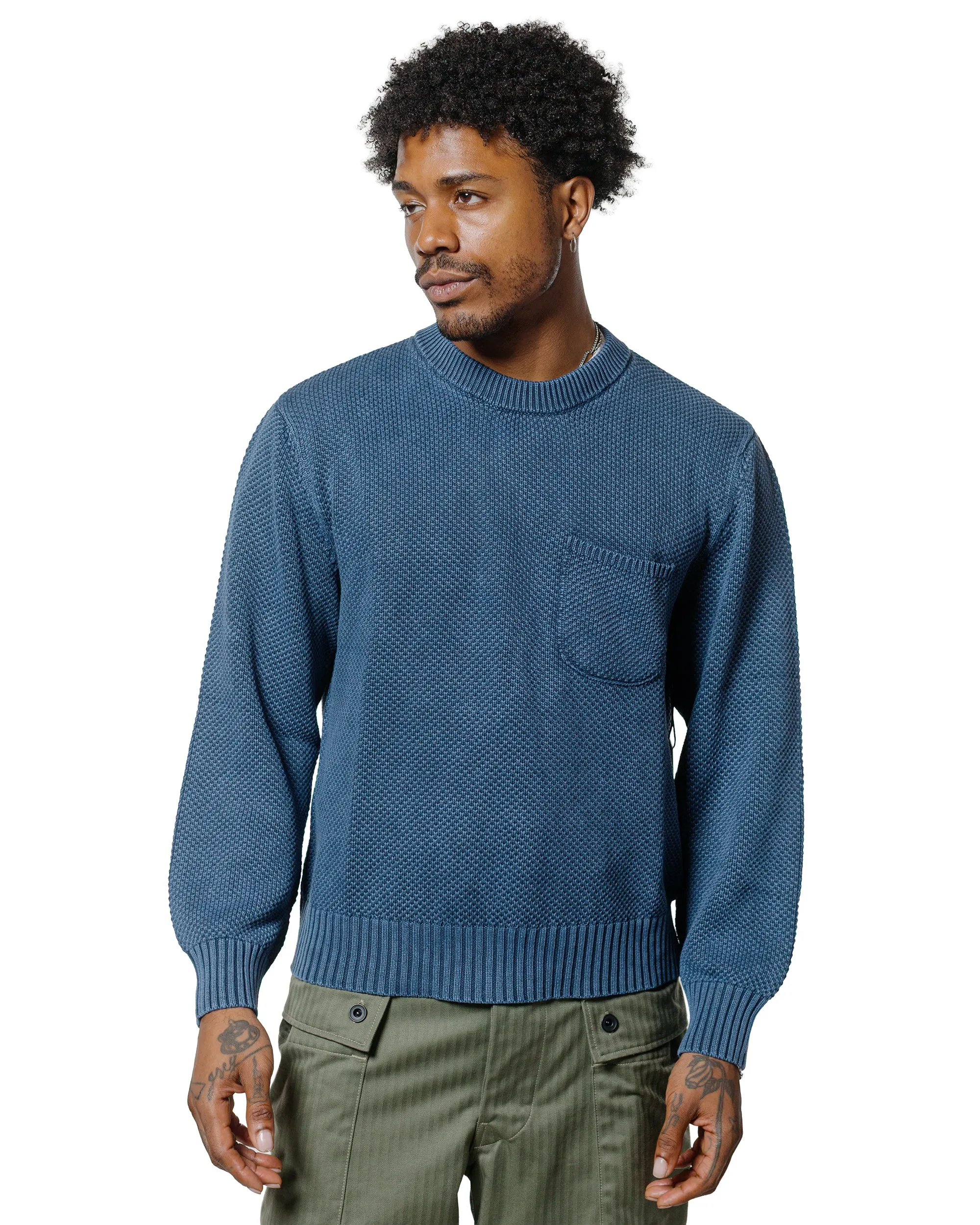 Corridor Pocket Crewneck Navy sold by Lost & Found product image thumbnail 2
