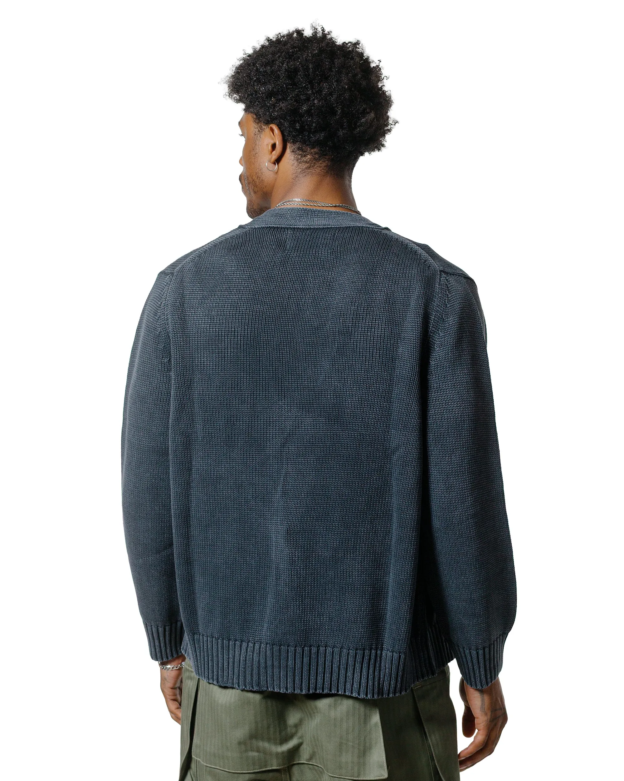 Corridor Acid Wash Cardigan Black sold by Lost & Found product image thumbnail 3