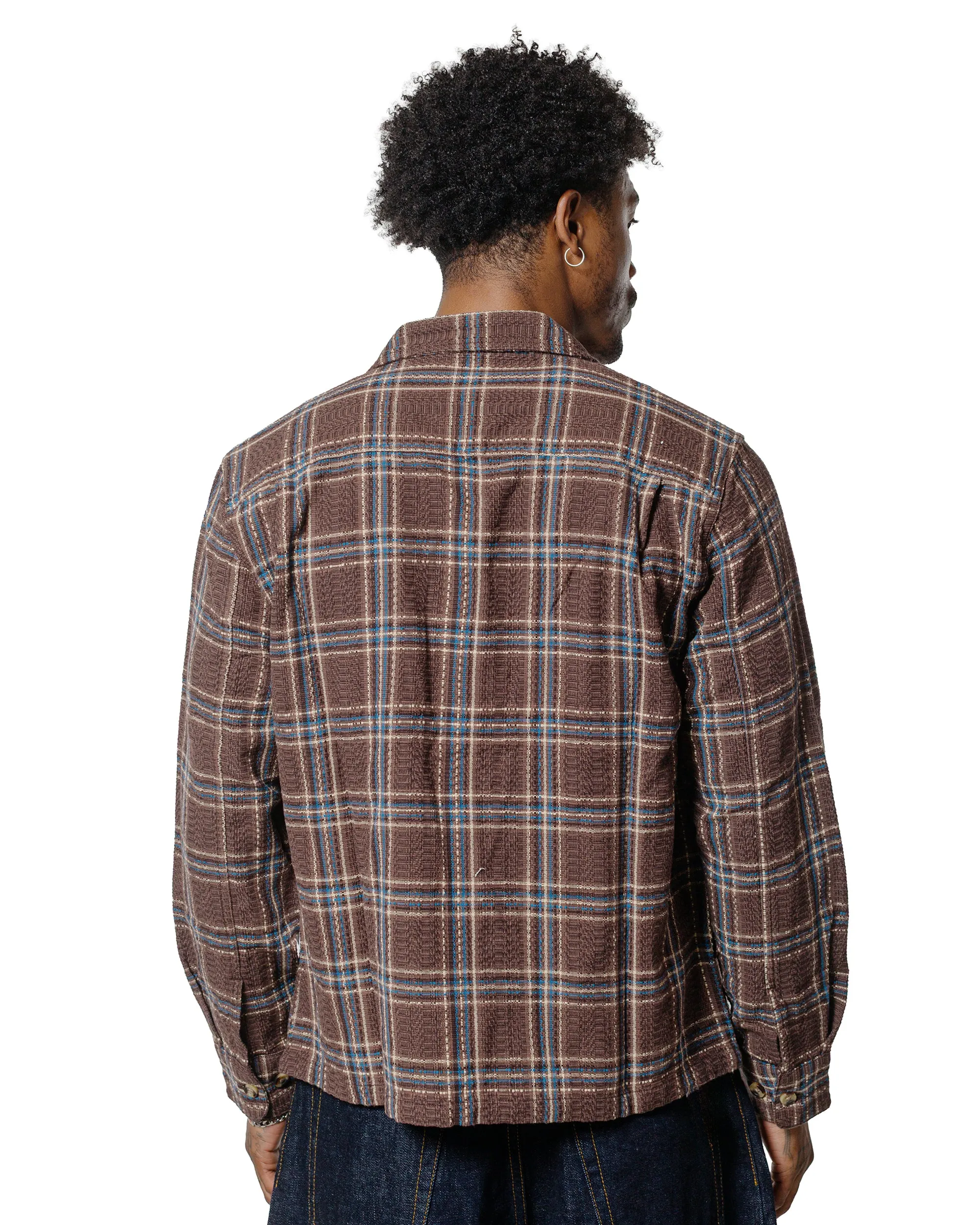 Corridor Venice Plaid Zip Jacket Brown sold by Lost & Found product image thumbnail 3