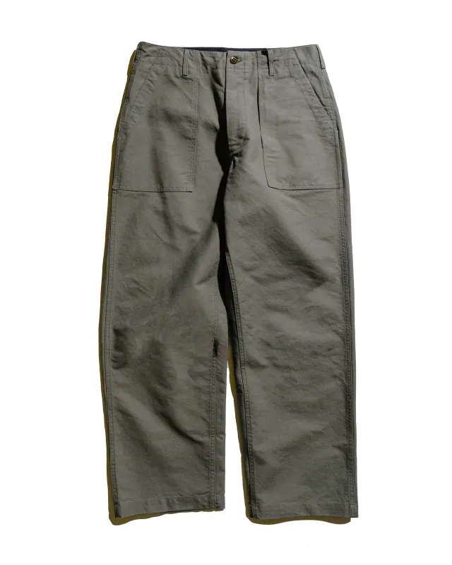 Engineered Garments Fatigue Pant Olive Cotton Double Cloth sold by Lost & Found