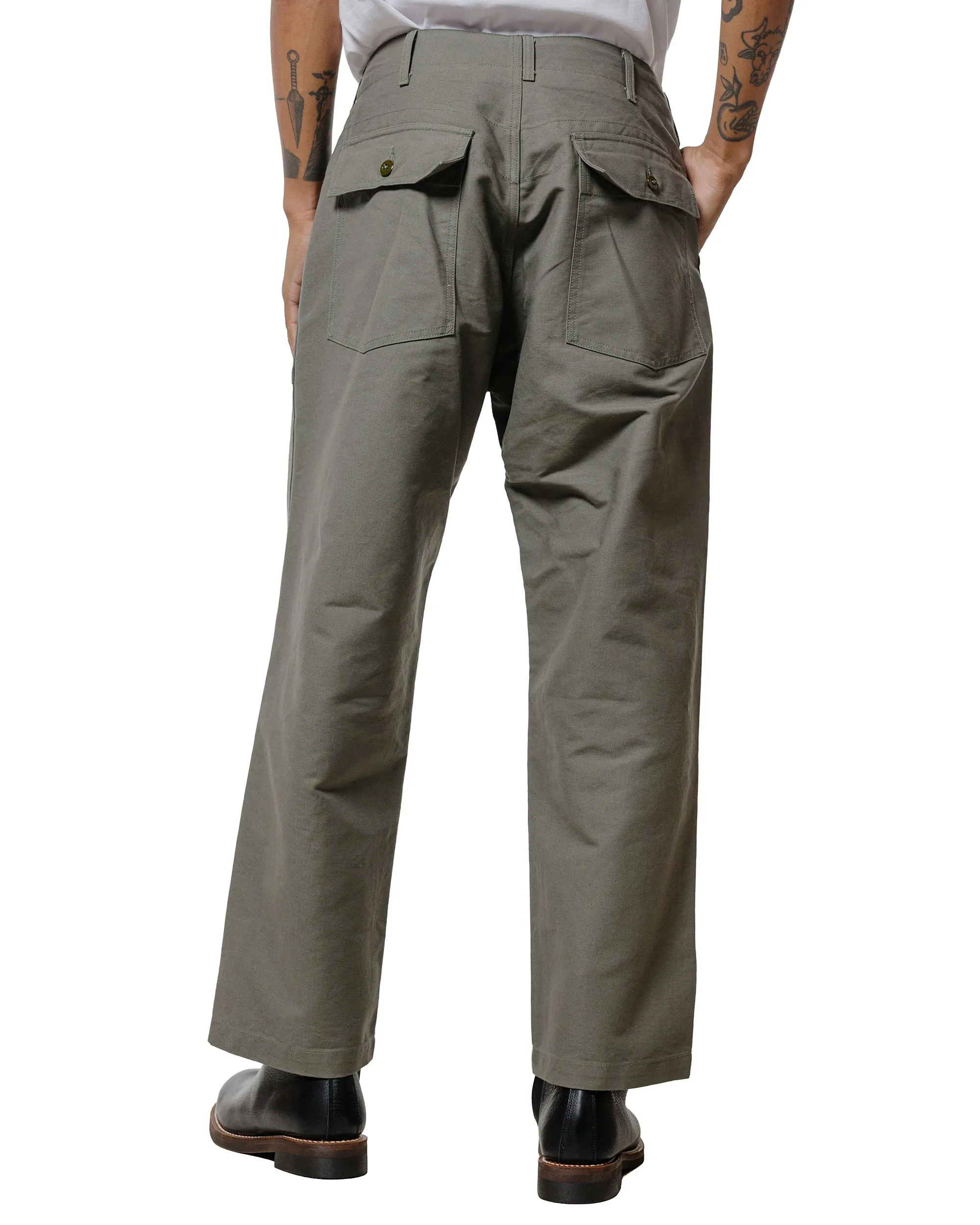 Engineered Garments Fatigue Pant Olive Cotton Double Cloth sold by Lost & Found product image thumbnail 3