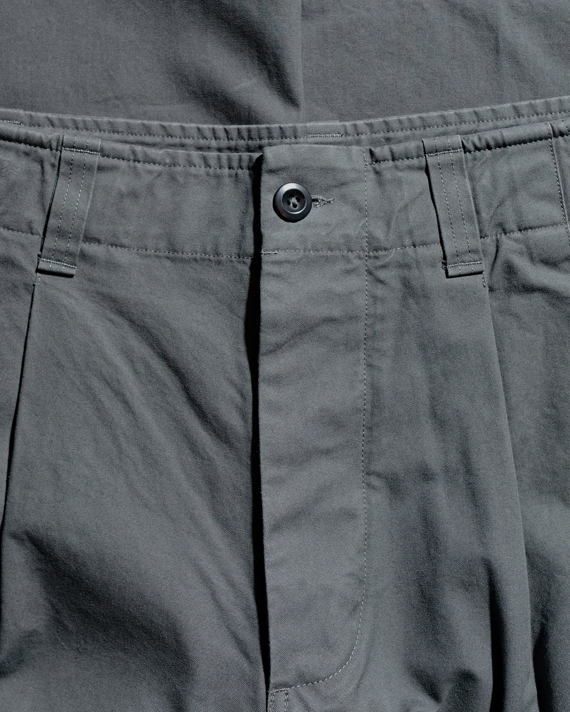MHL Stitch Pleat Trouser Compact Cotton Canvas Charcoal sold by Lost & Found product image thumbnail 5