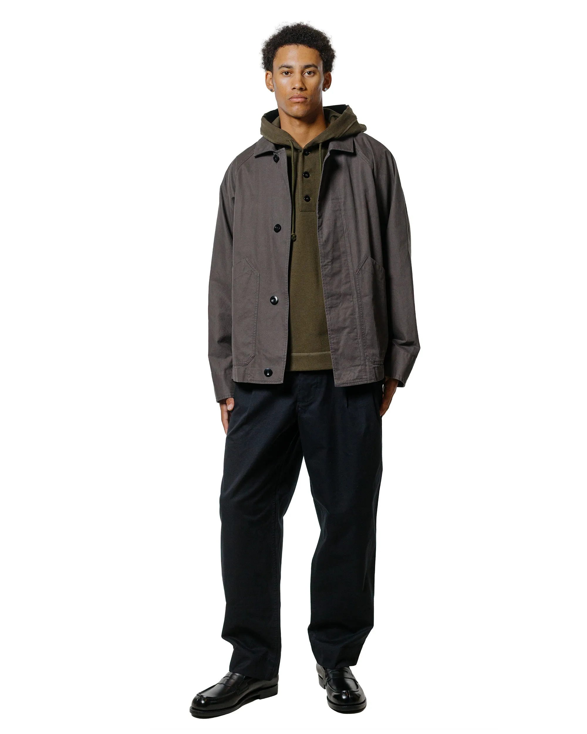 MHL Button Hoodie Open End Jersey Seaweed sold by Lost & Found product image thumbnail 4