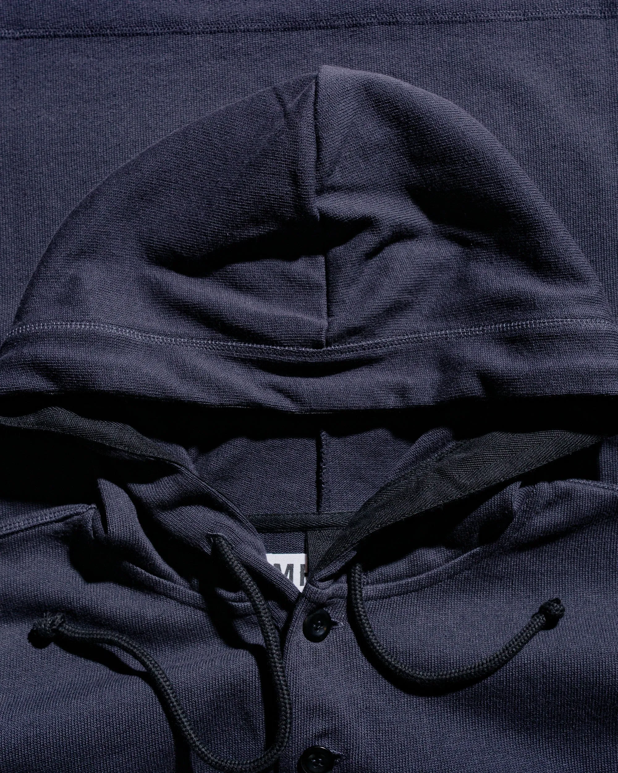 MHL Button Hoodie Open End Jersey Ink sold by Lost & Found product image thumbnail 5