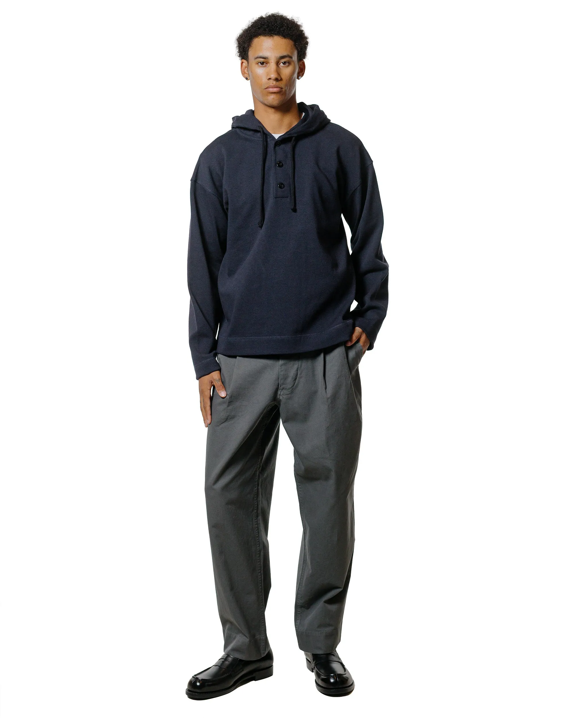 MHL Button Hoodie Open End Jersey Ink sold by Lost & Found product image thumbnail 4