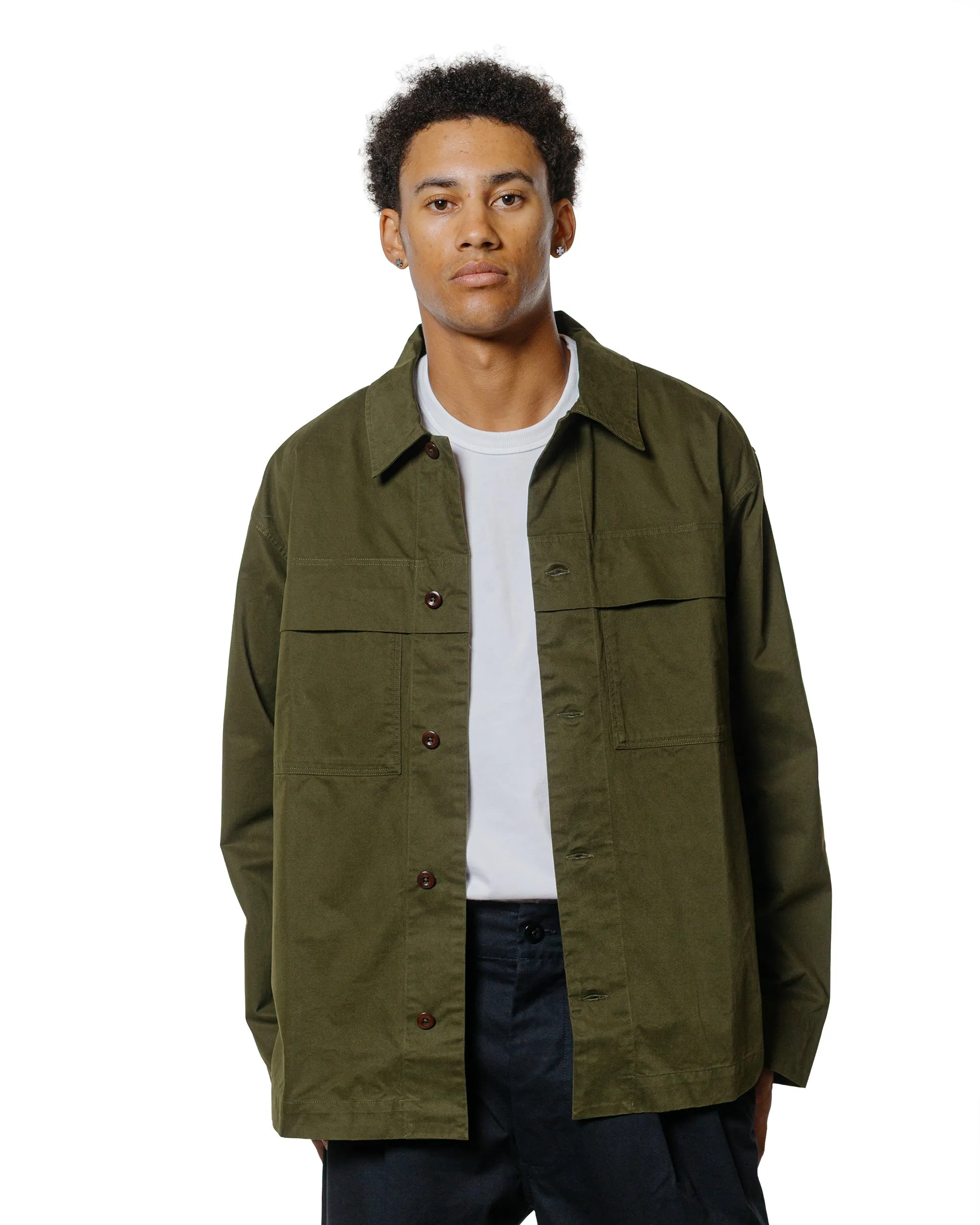 MHL Storm Flap Shirt Brushed Cotton Twill Seaweed sold by Lost & Found product image thumbnail 2