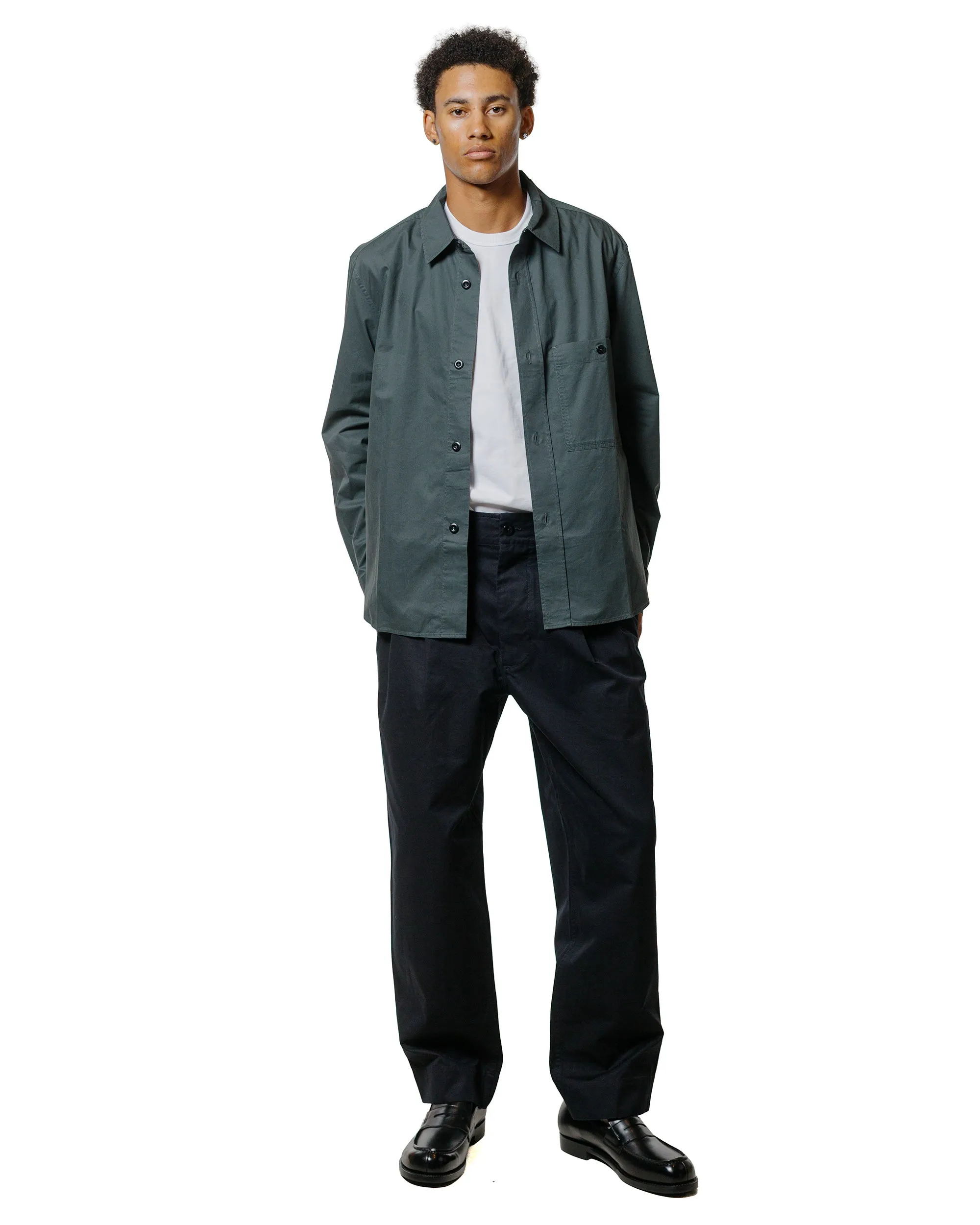 MHL Overall Shirt Lightweight Brushed Cotton Algae sold by Lost & Found product image thumbnail 4