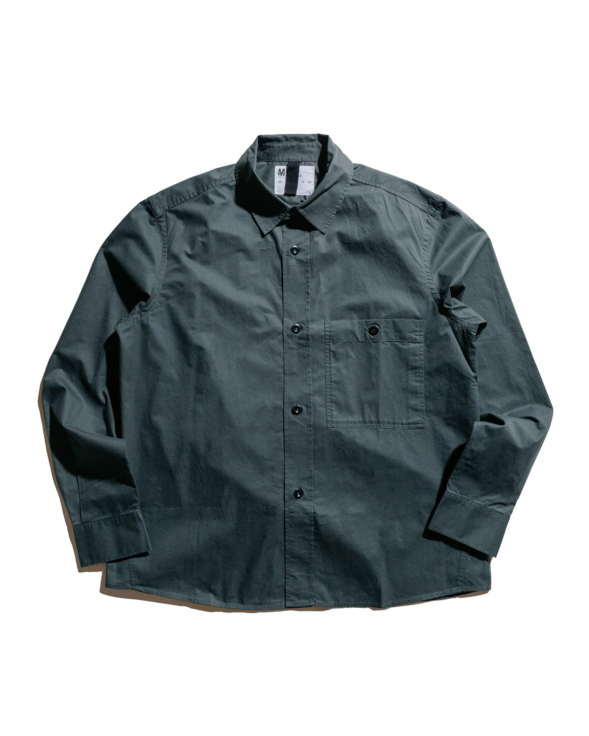MHL Overall Shirt Lightweight Brushed Cotton Algae sold by Lost & Found