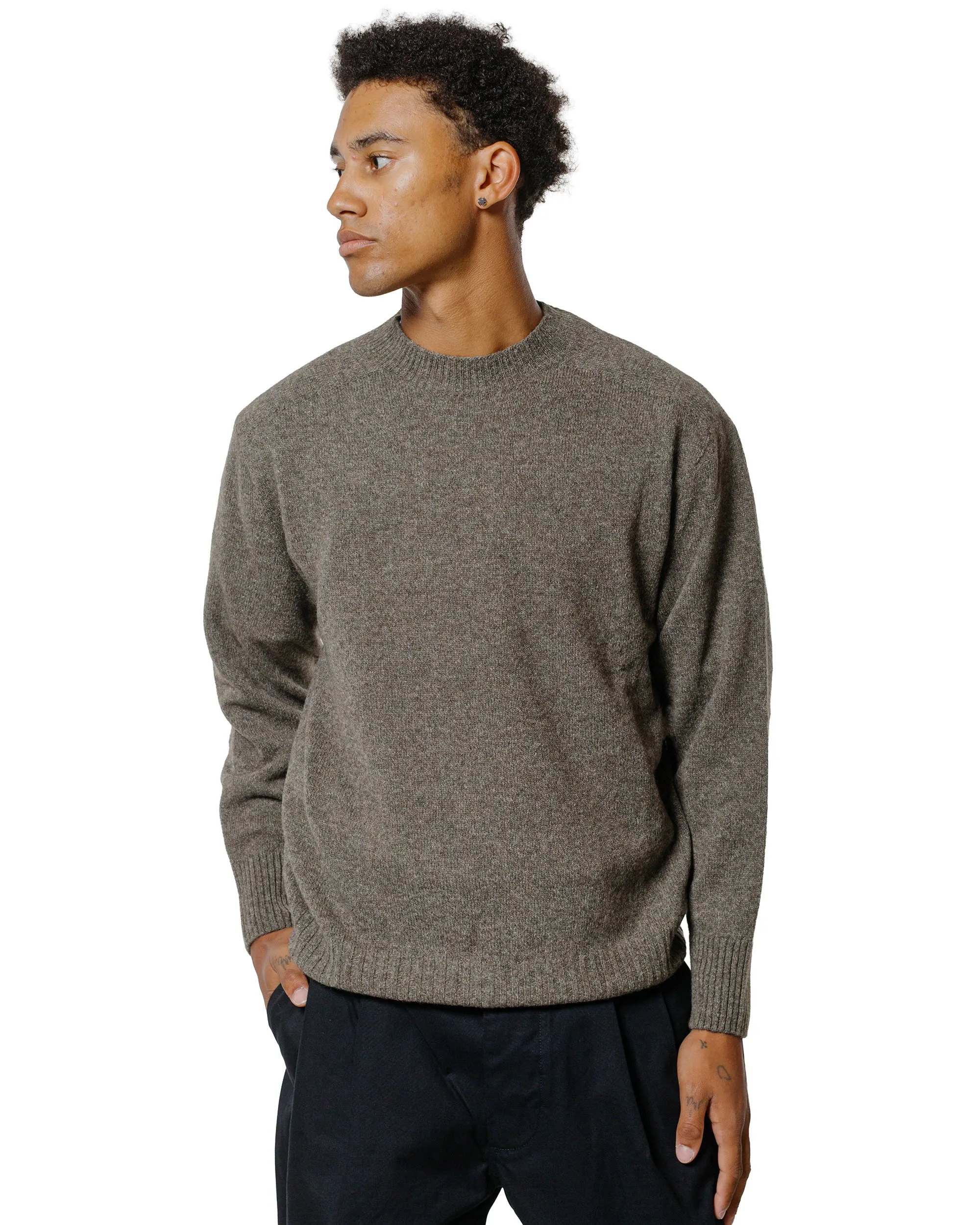 Margaret Howell Seamless Crew Neck Yak Wool Cashmere Blend Natural Twist sold by Lost & Found product image thumbnail 2