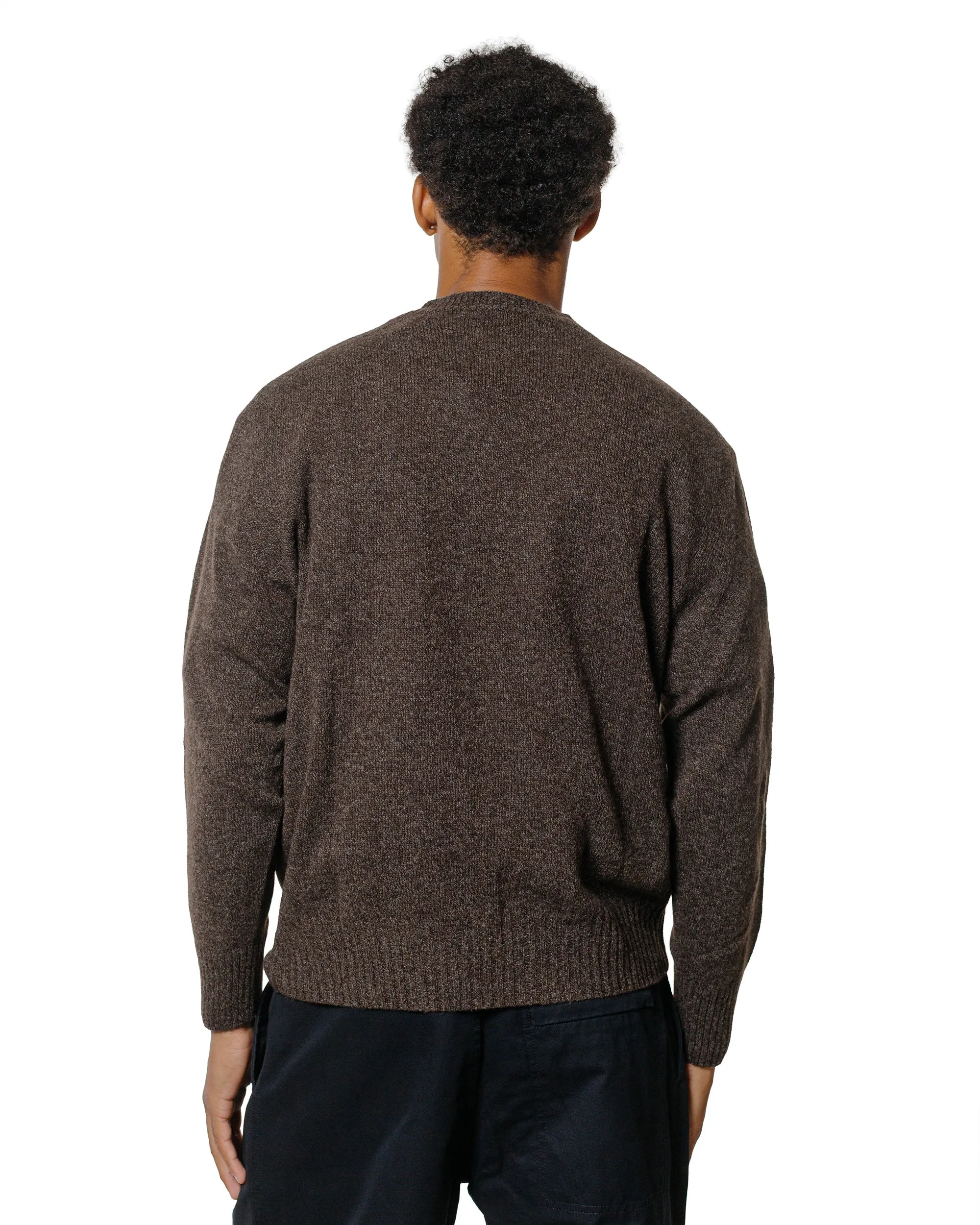 Margaret Howell Seamless Crew Neck Yak Wool Cashmere Blend Coffee Twist sold by Lost & Found product image thumbnail 3