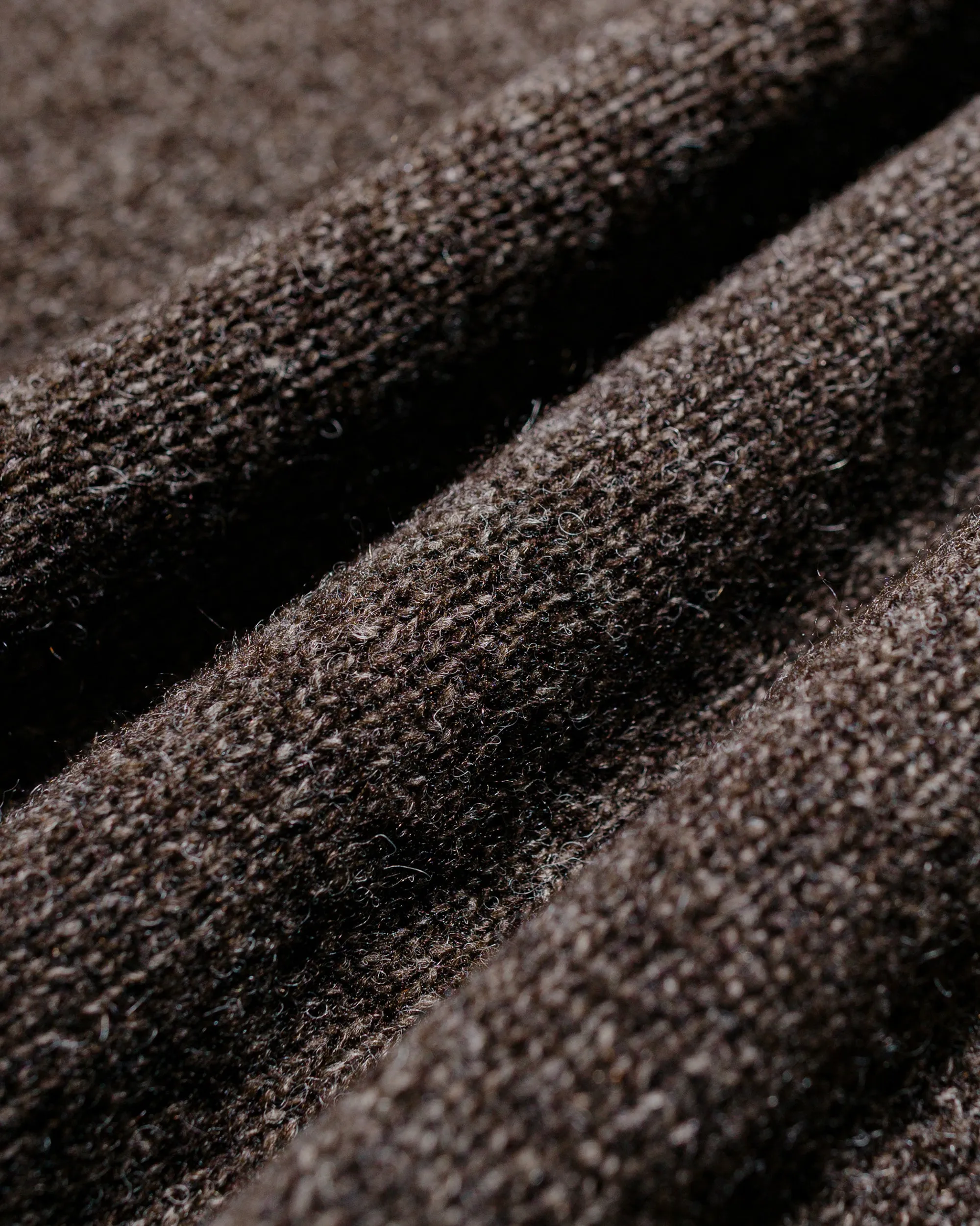 Margaret Howell Seamless Crew Neck Yak Wool Cashmere Blend Coffee Twist sold by Lost & Found product image thumbnail 5