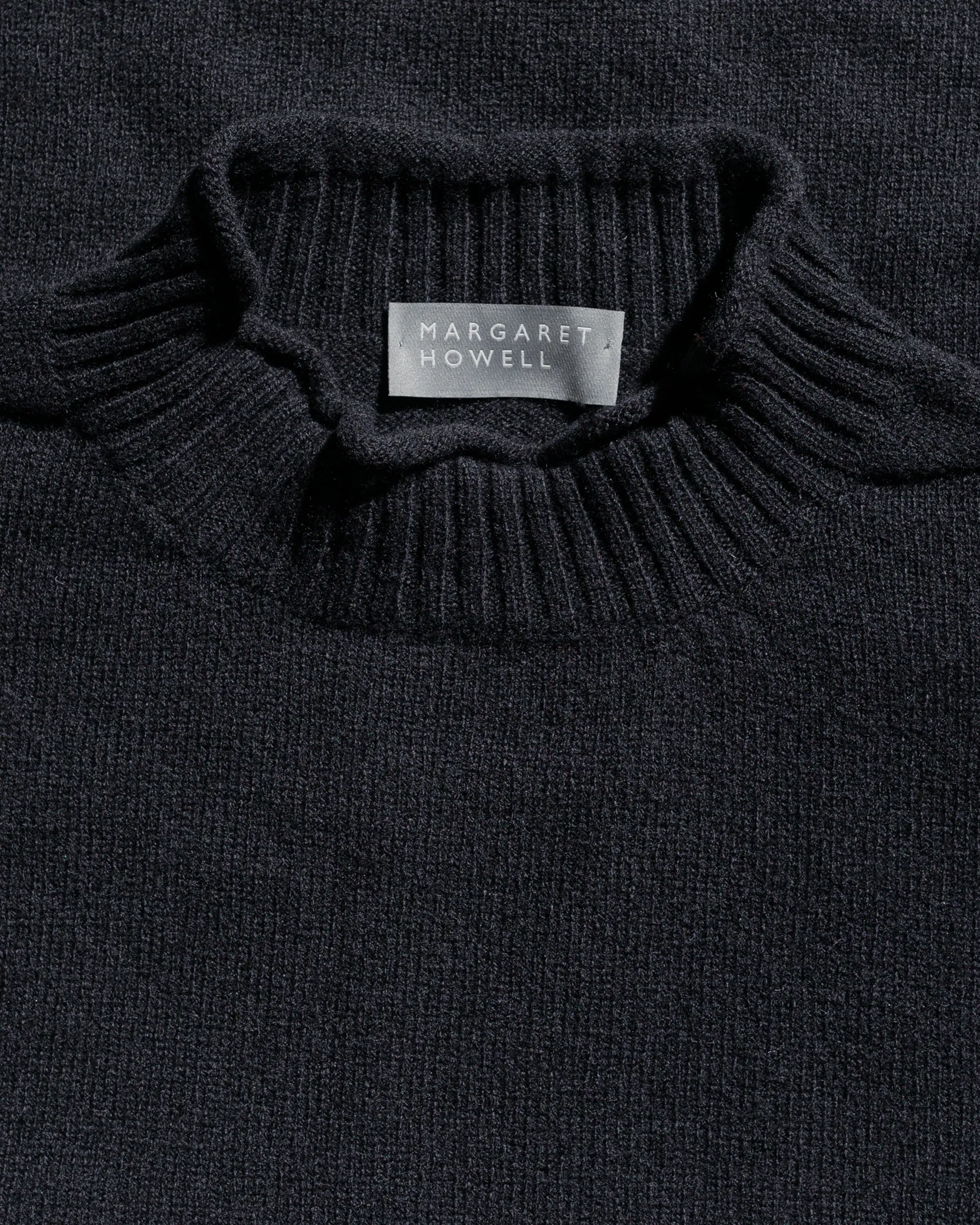 Margaret Howell Classic Guernsey Irregular Spun Wool Black sold by Lost & Found product image thumbnail 5