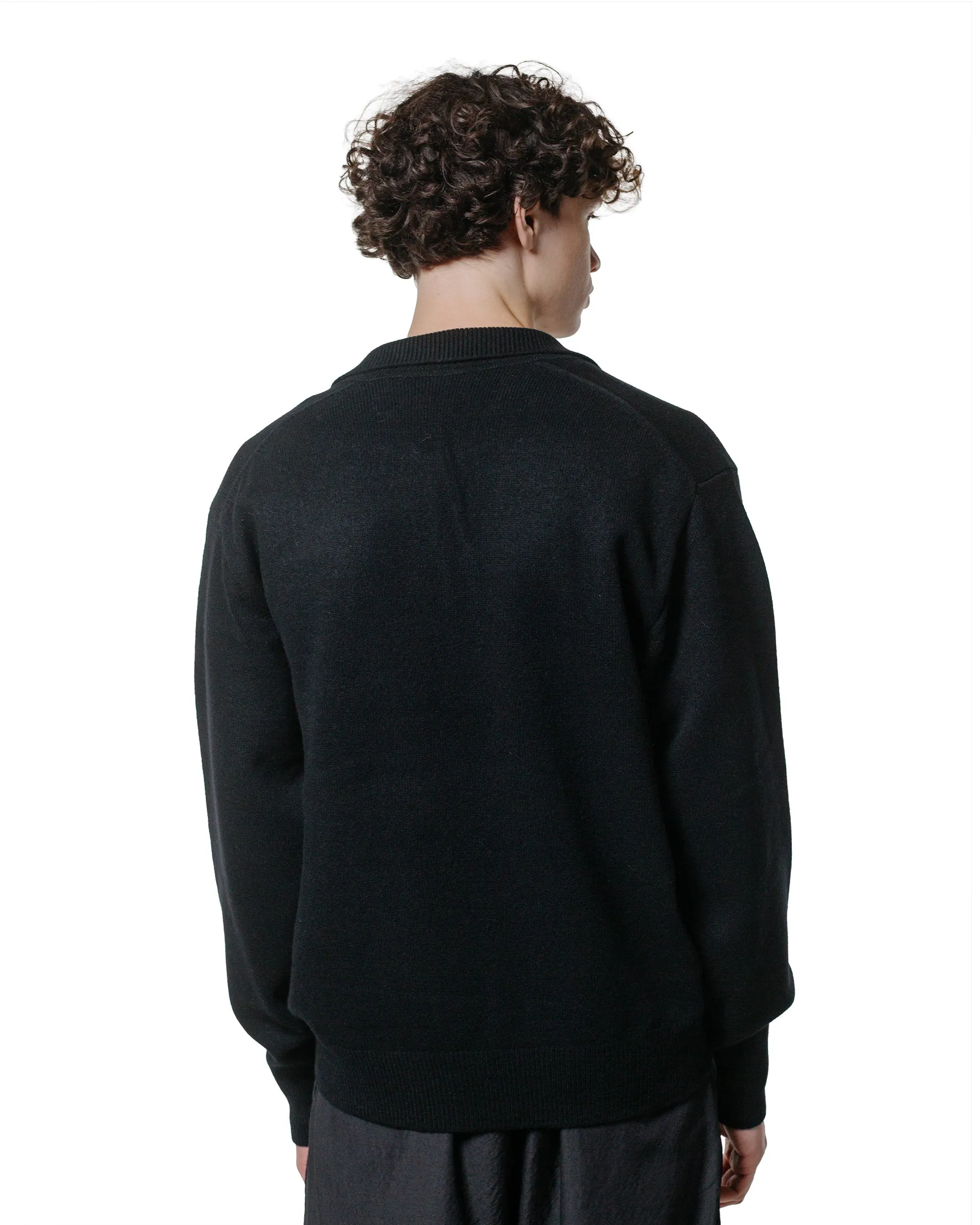 ssstein Extra Fine Wool Knit Skipper LS Black sold by Lost & Found product image thumbnail 3
