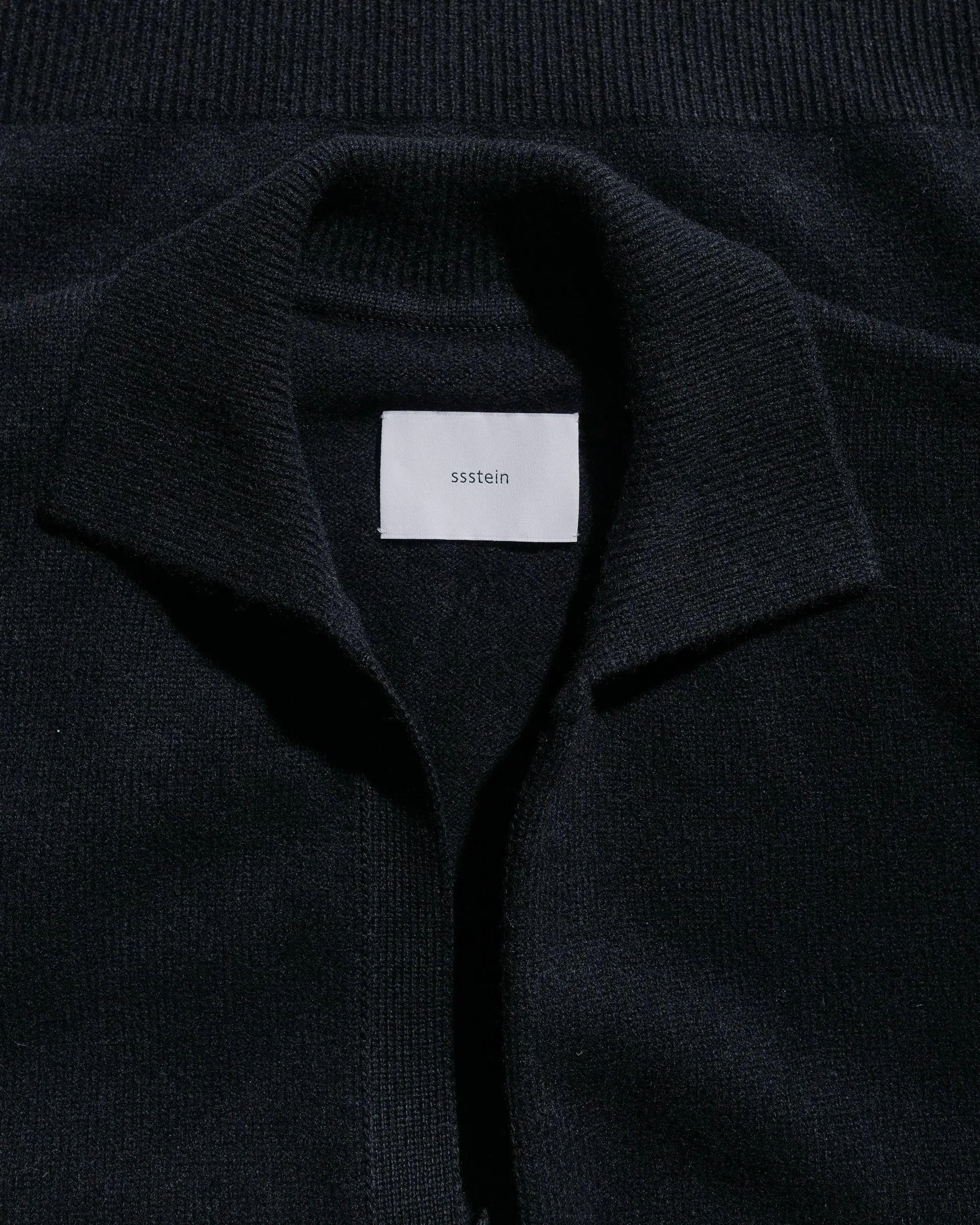 ssstein Extra Fine Wool Knit Skipper LS Black sold by Lost & Found product image thumbnail 5