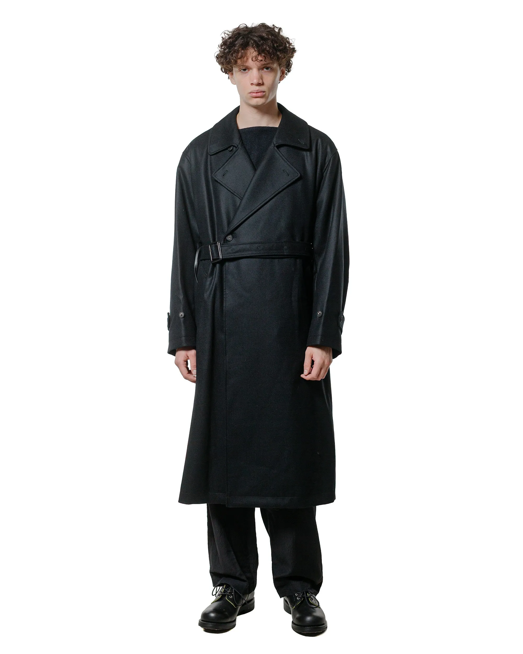 ssstein Oversized Double Breasted Coat Black sold by Lost & Found product image thumbnail 2