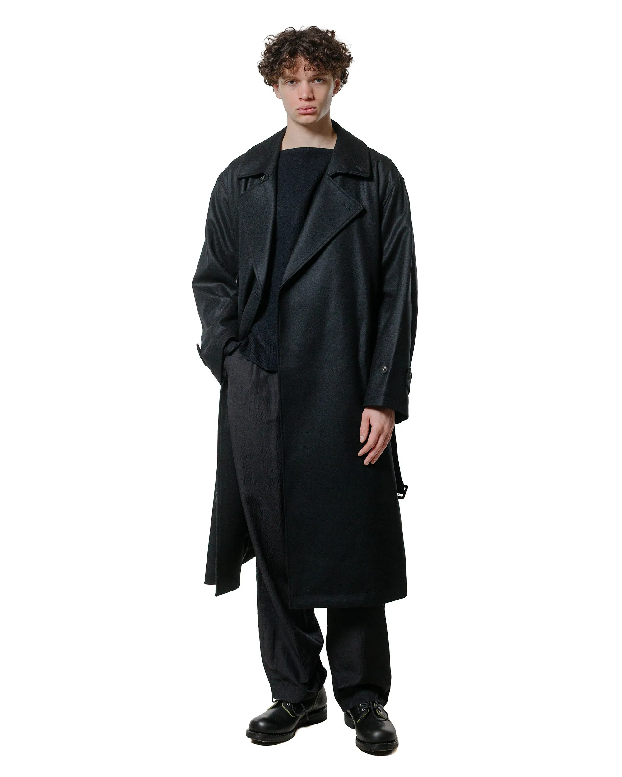 ssstein Oversized Double Breasted Coat Black sold by Lost & Found product image thumbnail 5