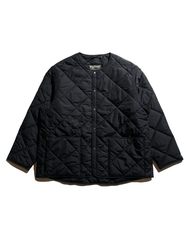 Barbour KAPTAIN SUNSHINE Quilted Liner Black sold by Lost & Found