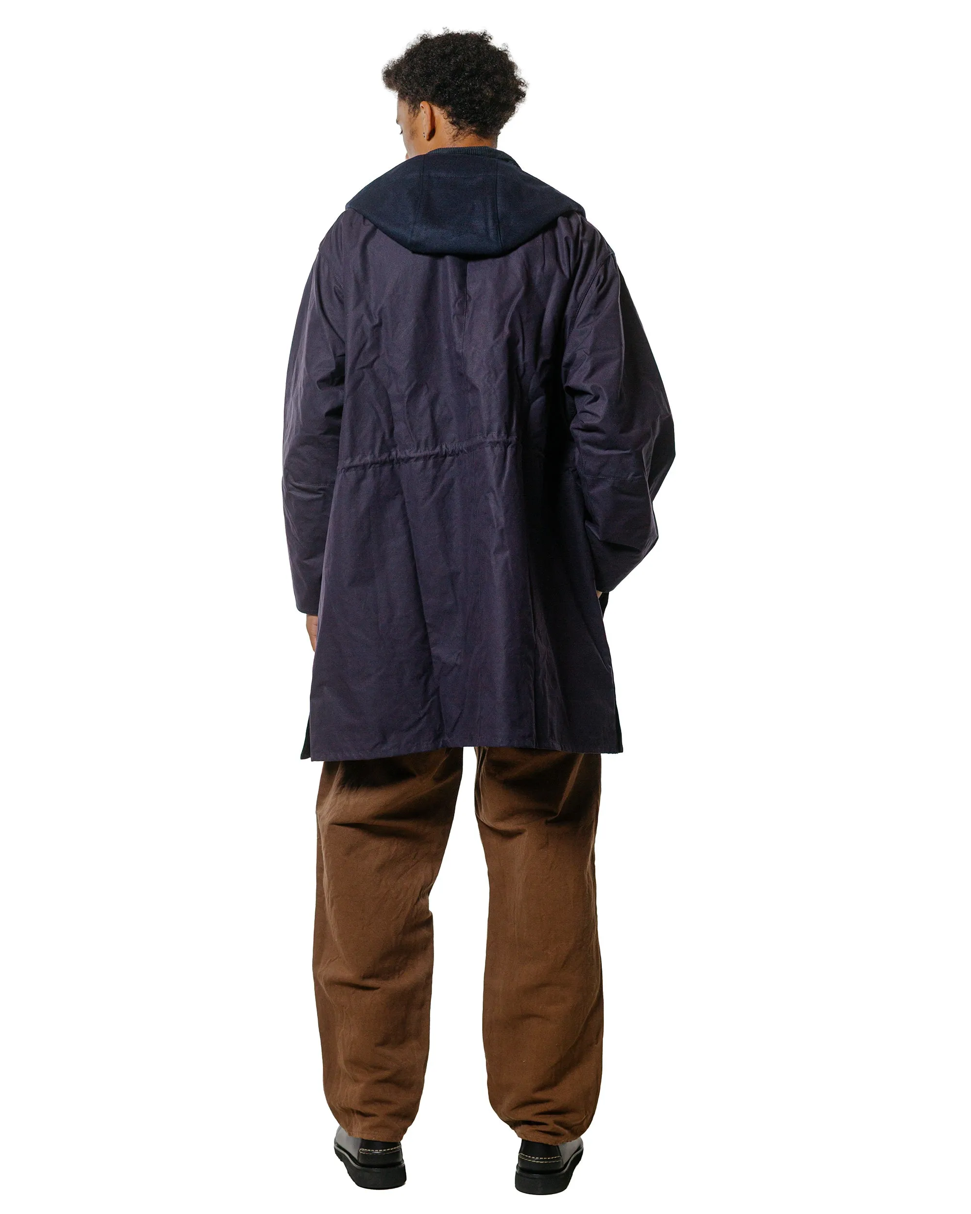 Barbour KAPTAIN SUNSHINE Bedale Casual Field Coat Dark Indigo sold by Lost & Found product image thumbnail 4