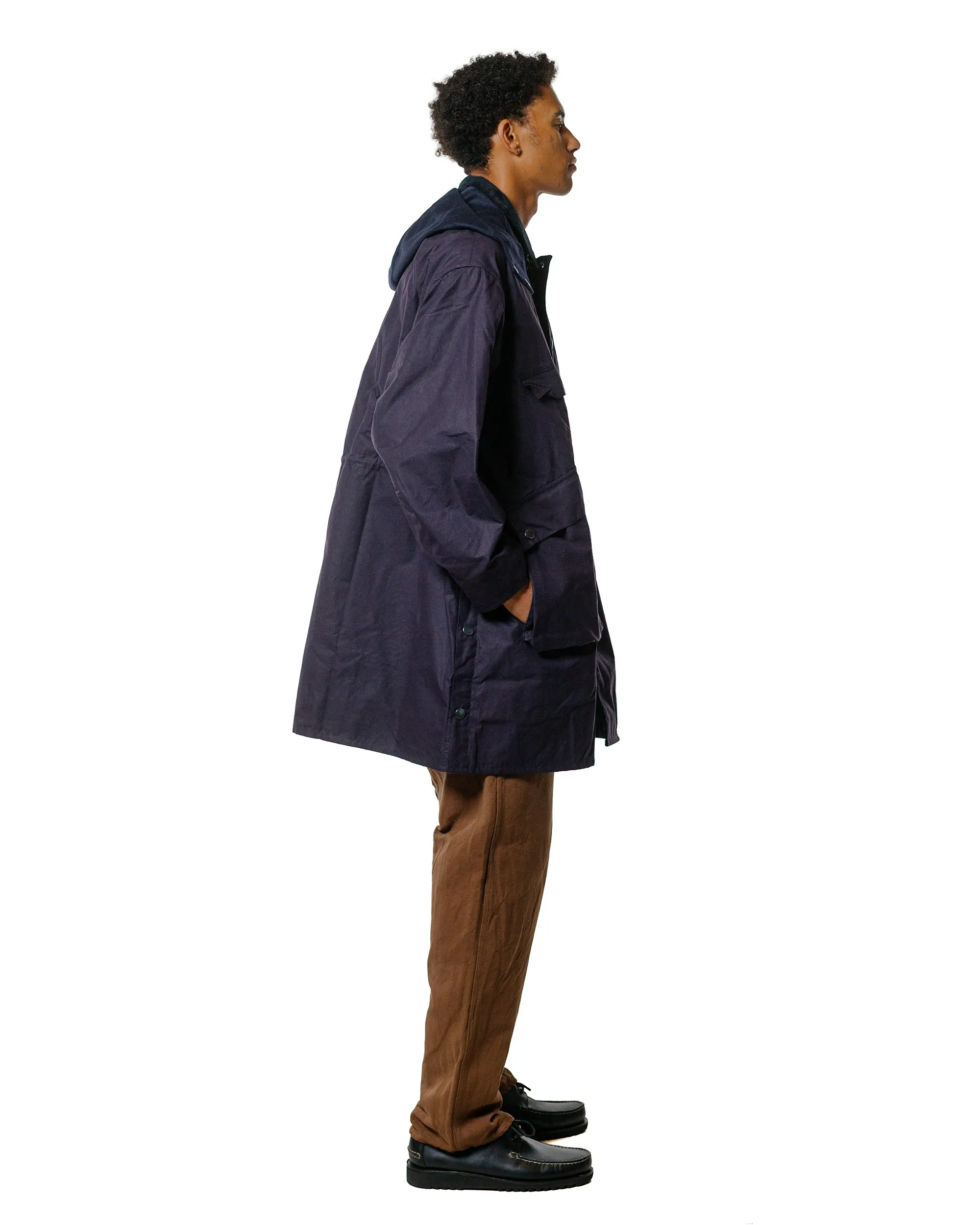 Barbour KAPTAIN SUNSHINE Bedale Casual Field Coat Dark Indigo sold by Lost & Found product image thumbnail 3