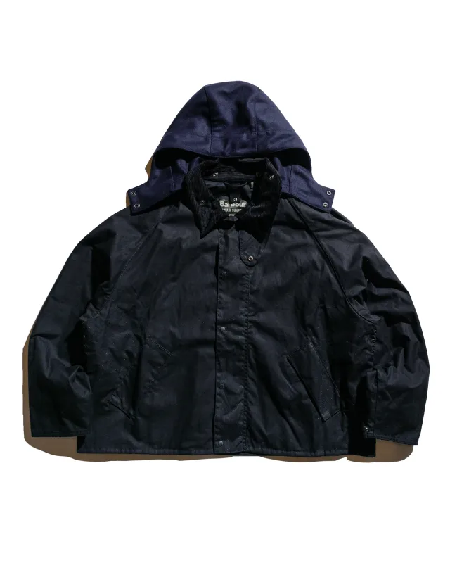 Barbour KAPTAIN SUNSHINE Short Cruiser Casual Jacket Black sold by Lost & Found