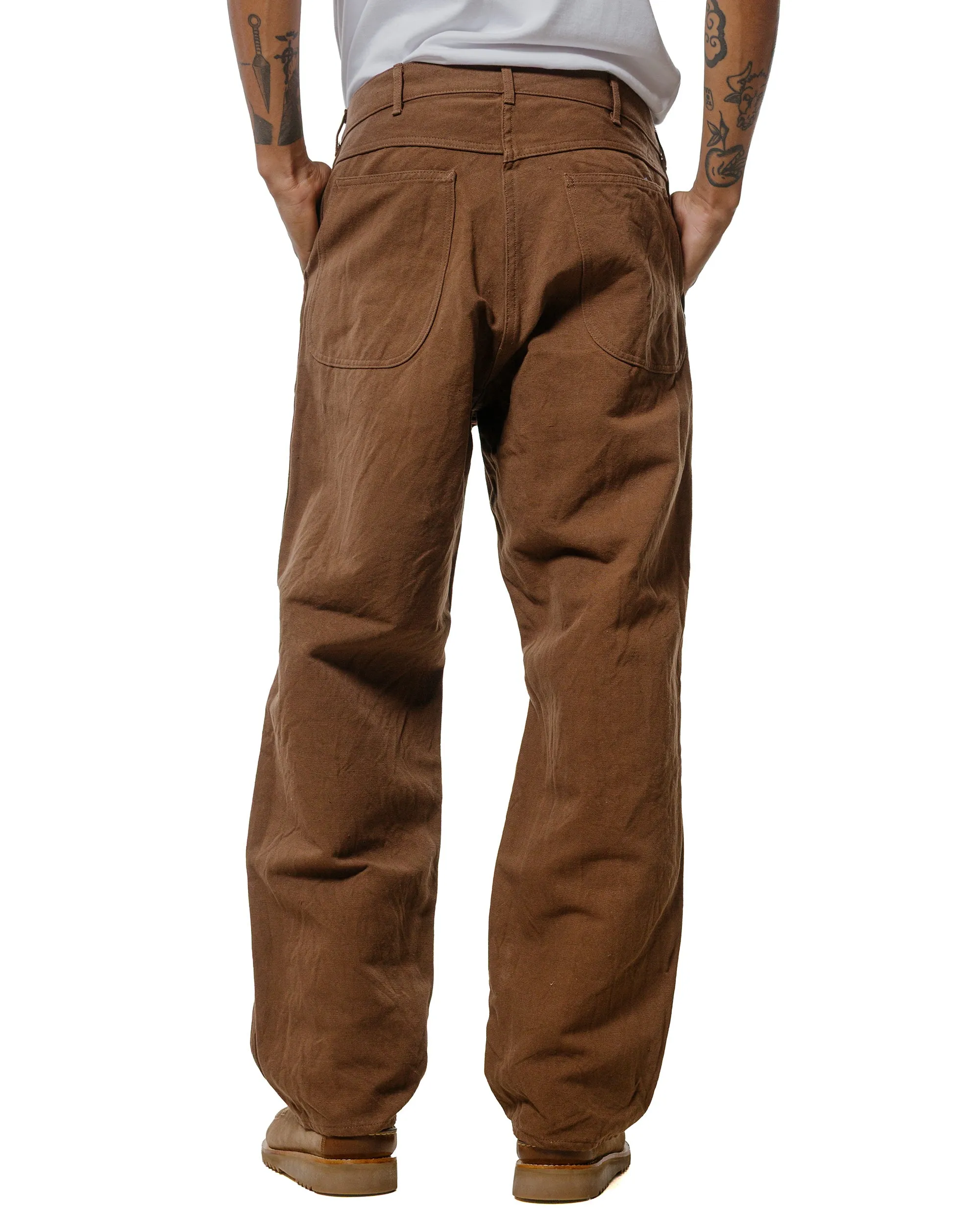 KAPTAIN SUNSHINE Cotton Hemp Painter Pant Kakishibu sold by Lost & Found product image thumbnail 3