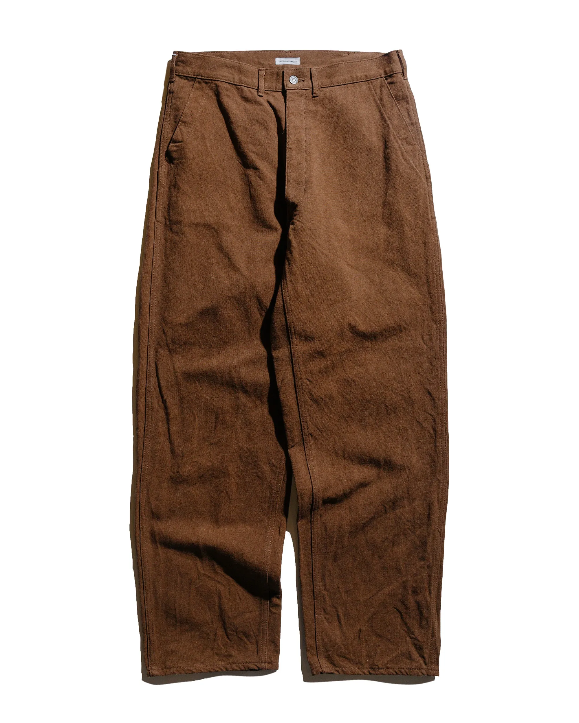 KAPTAIN SUNSHINE Cotton Hemp Painter Pant Kakishibu sold by Lost & Found