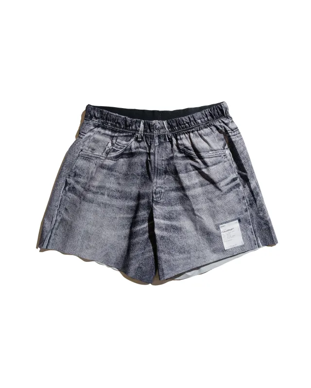SATISFY PeaceShell 5" Unlined Shorts Black Denim sold by Lost & Found