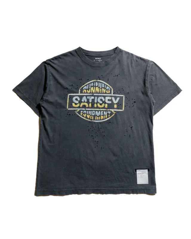 SATISFY MothTech T-Shirt Running Equipment Aged Black sold by Lost & Found