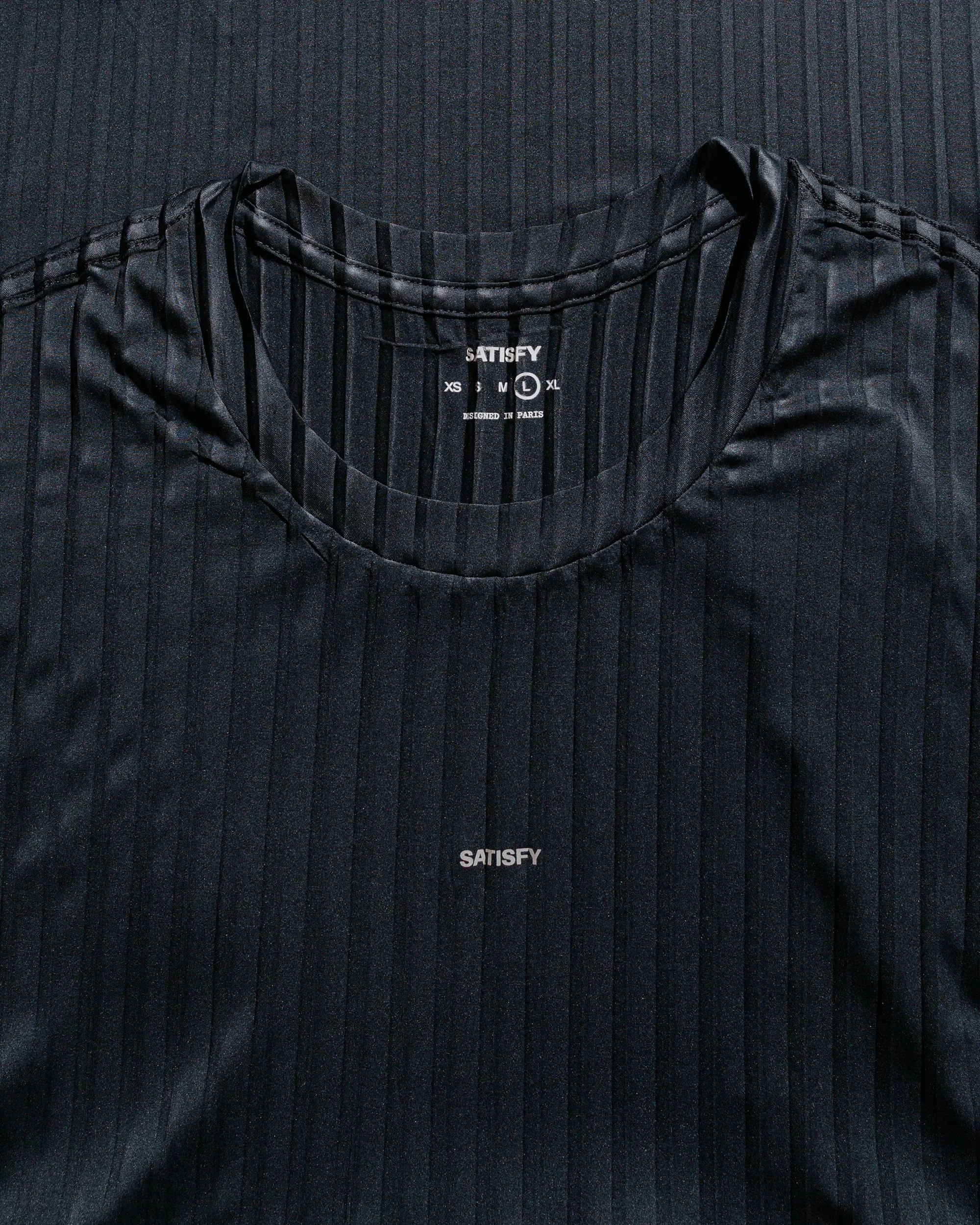 SATISFY AuraLite Pleated Long Tee Black sold by Lost & Found product image thumbnail 5