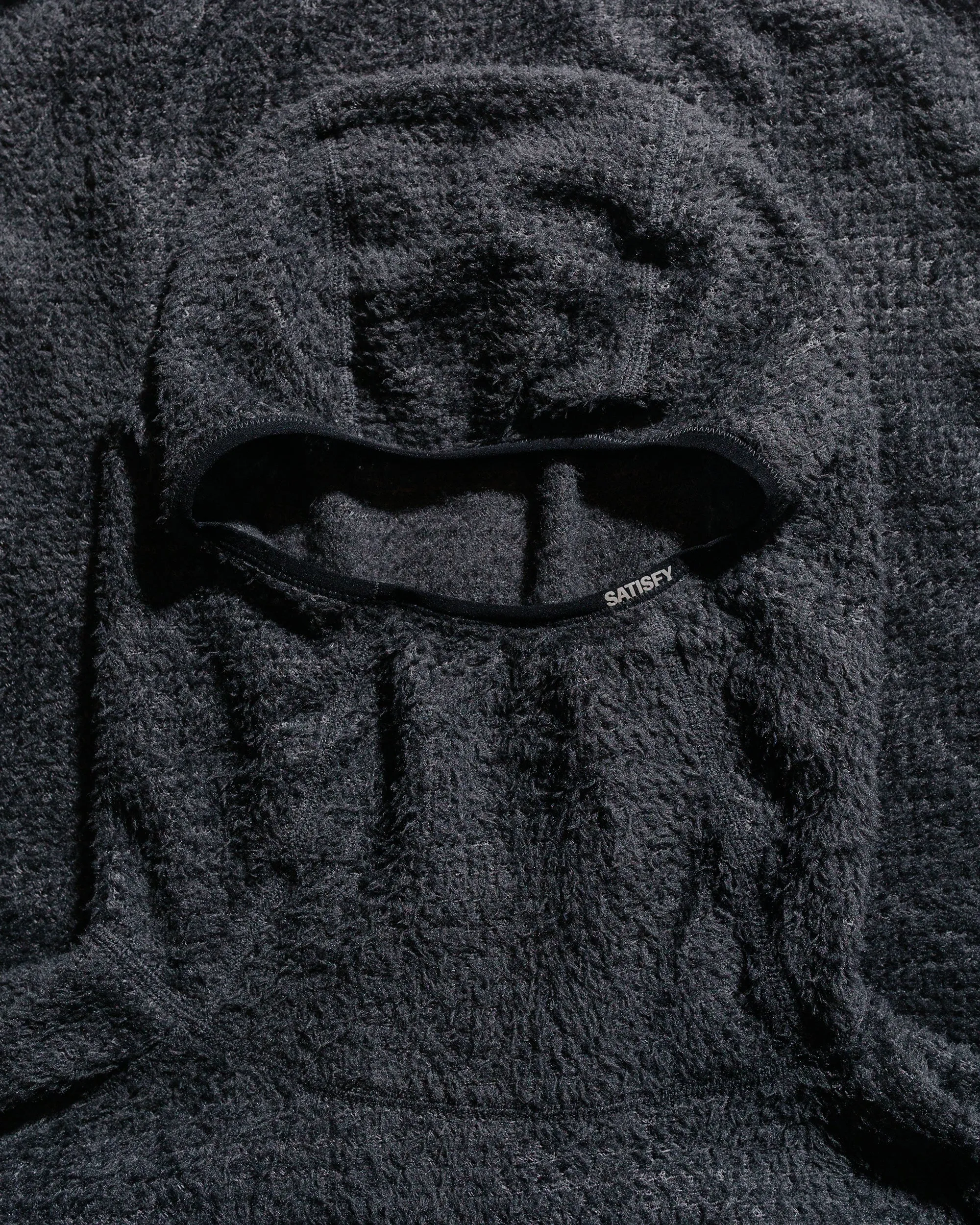 SATISFY FuzzFleece AD Light Hoodie Phantom sold by Lost & Found product image thumbnail 5