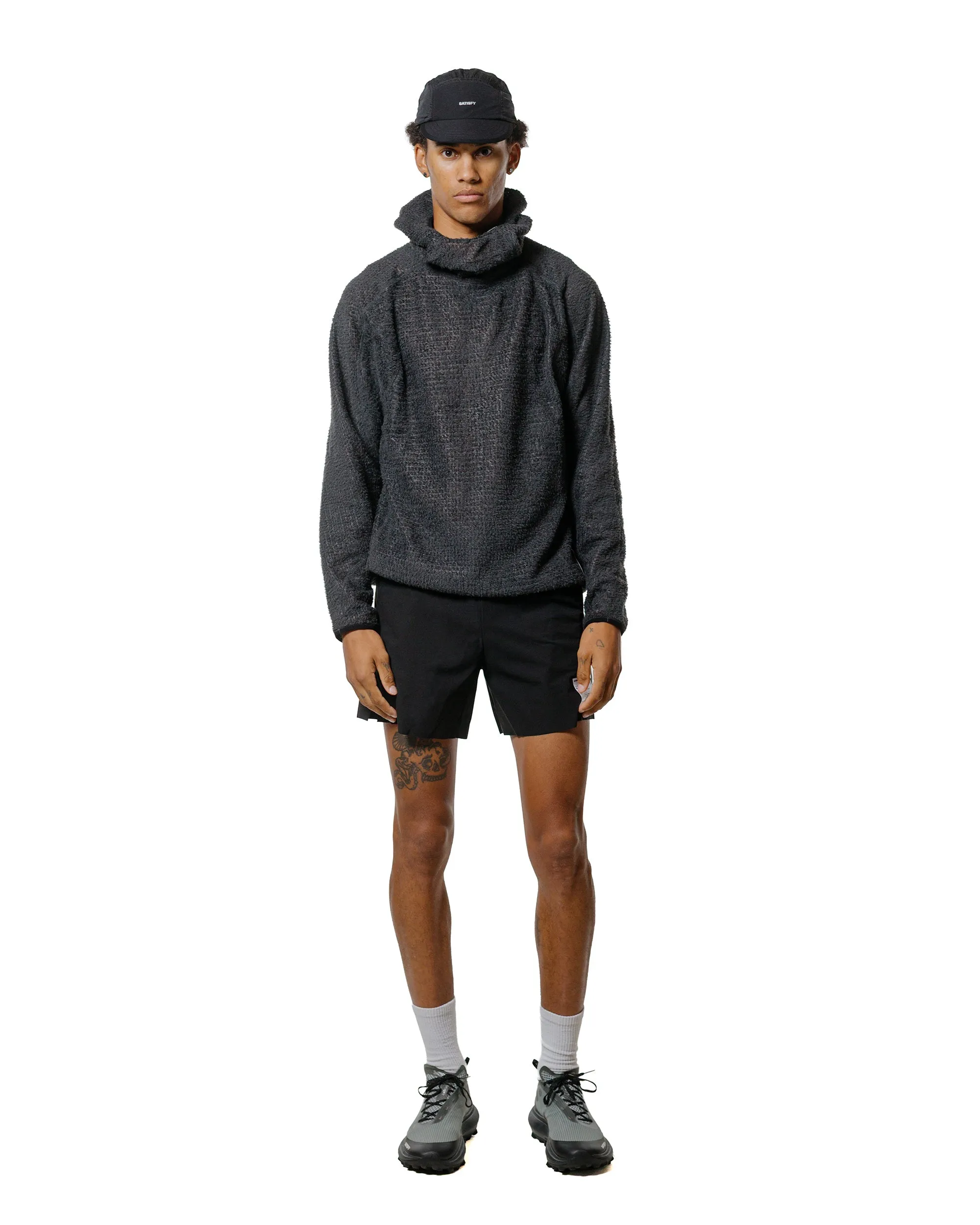 SATISFY FuzzFleece AD Light Hoodie Phantom sold by Lost & Found product image thumbnail 4