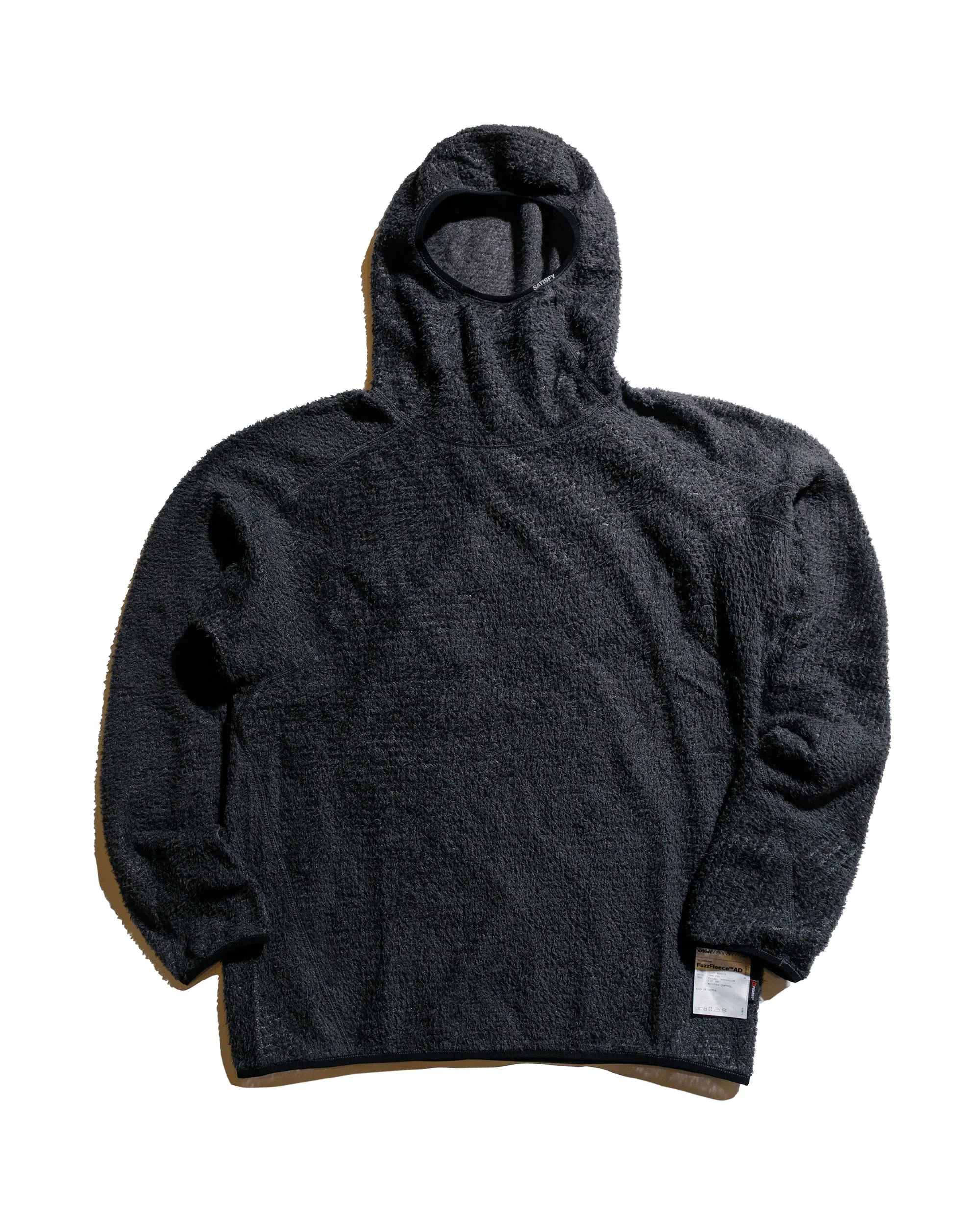 SATISFY FuzzFleece AD Light Hoodie Phantom sold by Lost & Found