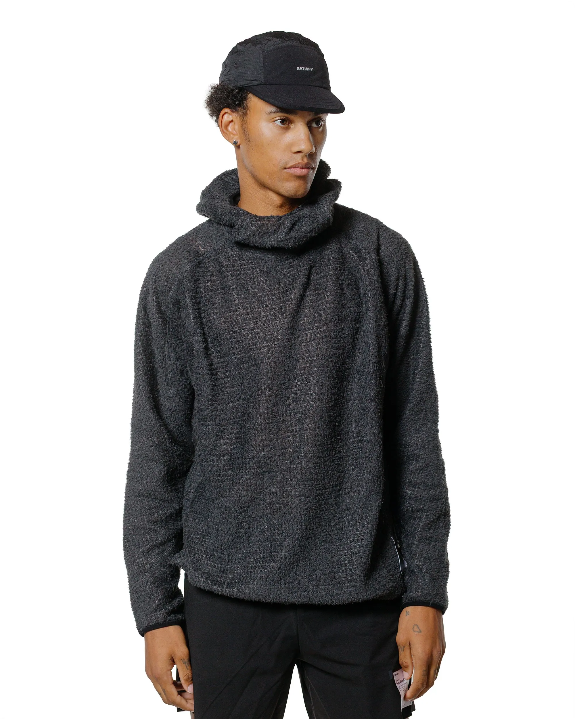 SATISFY FuzzFleece AD Light Hoodie Phantom sold by Lost & Found product image thumbnail 2