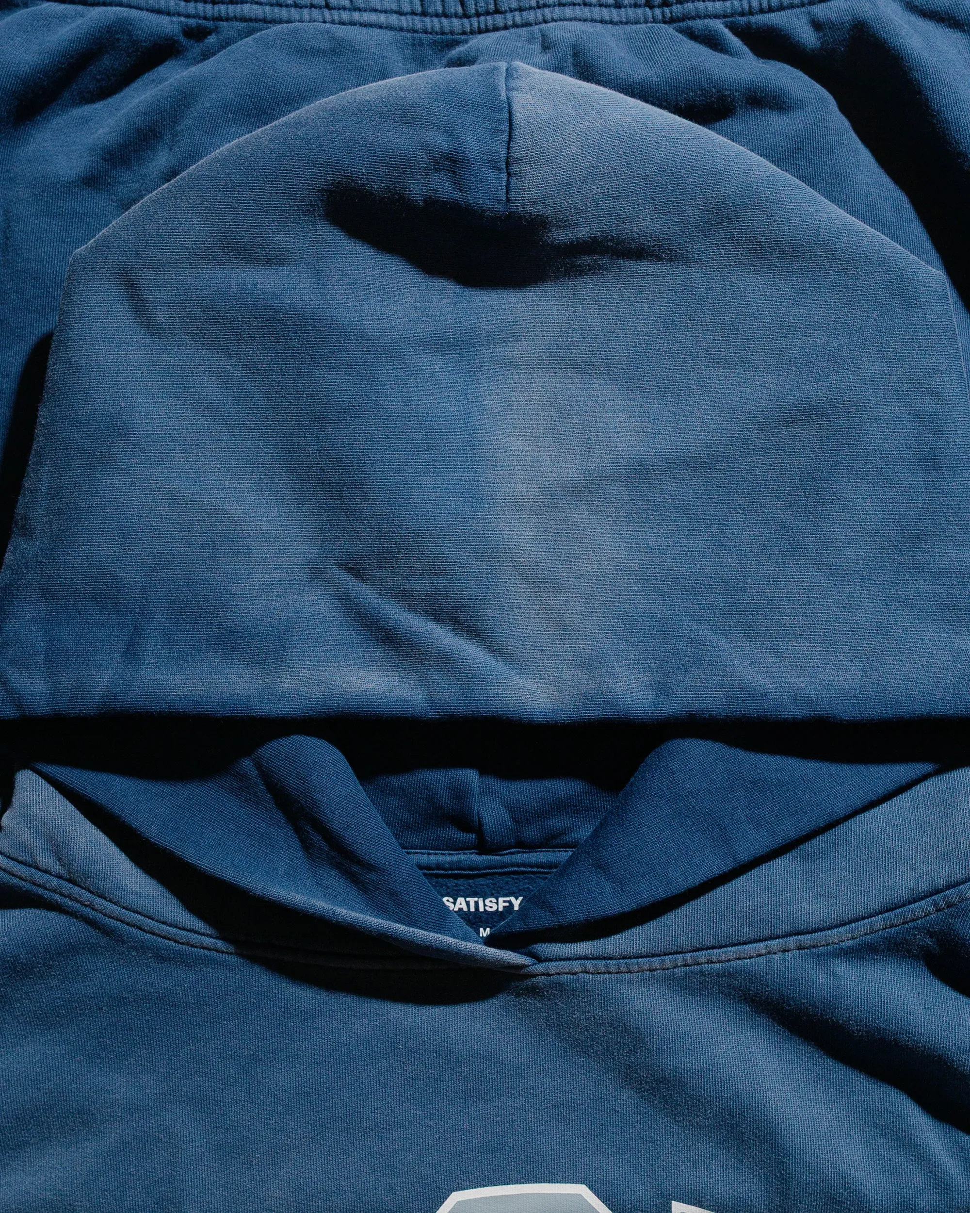 SATISFY SoftCell Hoodie LSD Sun Bleached Indigo sold by Lost & Found product image thumbnail 5