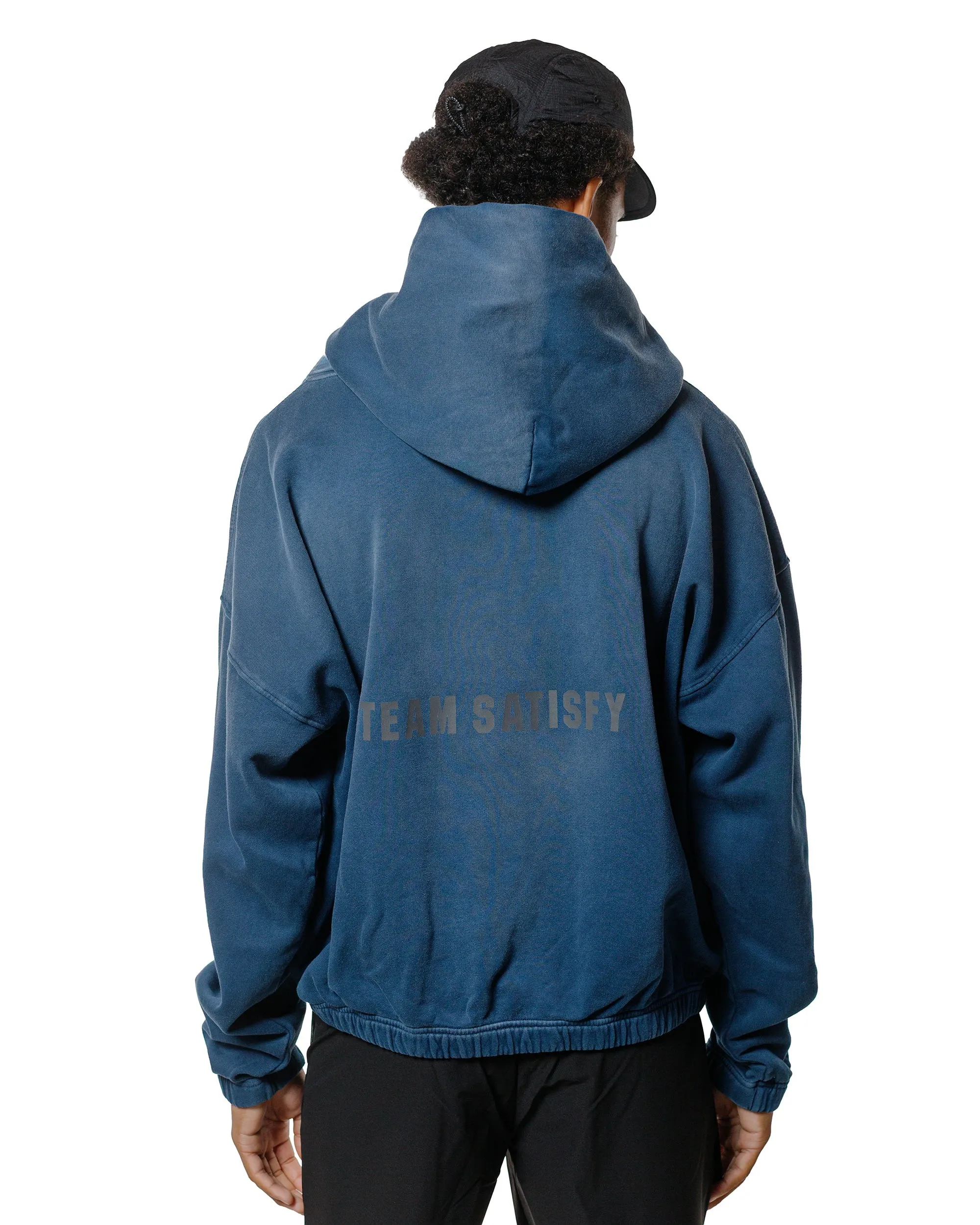 SATISFY SoftCell Hoodie LSD Sun Bleached Indigo sold by Lost & Found product image thumbnail 3