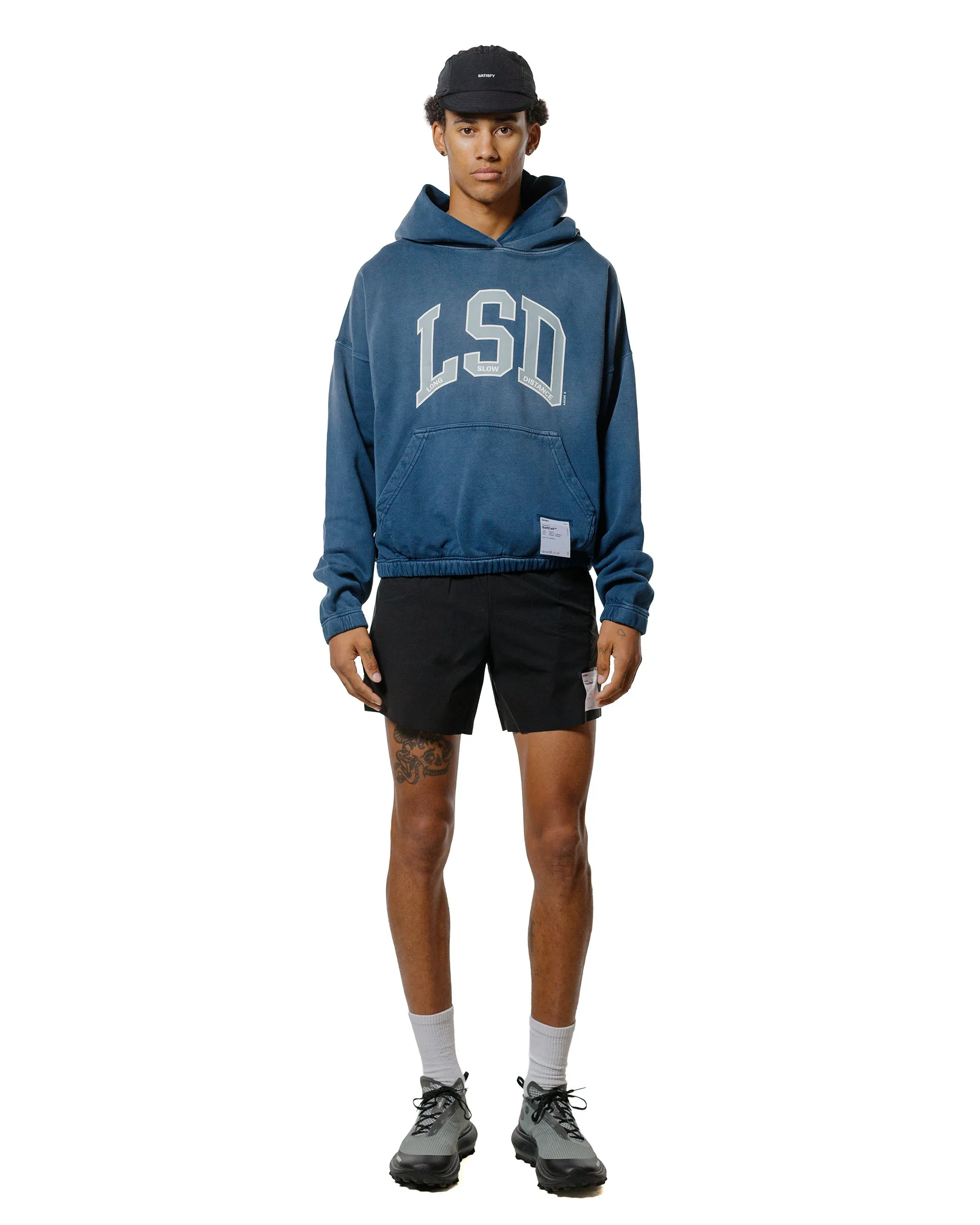 SATISFY SoftCell Hoodie LSD Sun Bleached Indigo sold by Lost & Found product image thumbnail 4