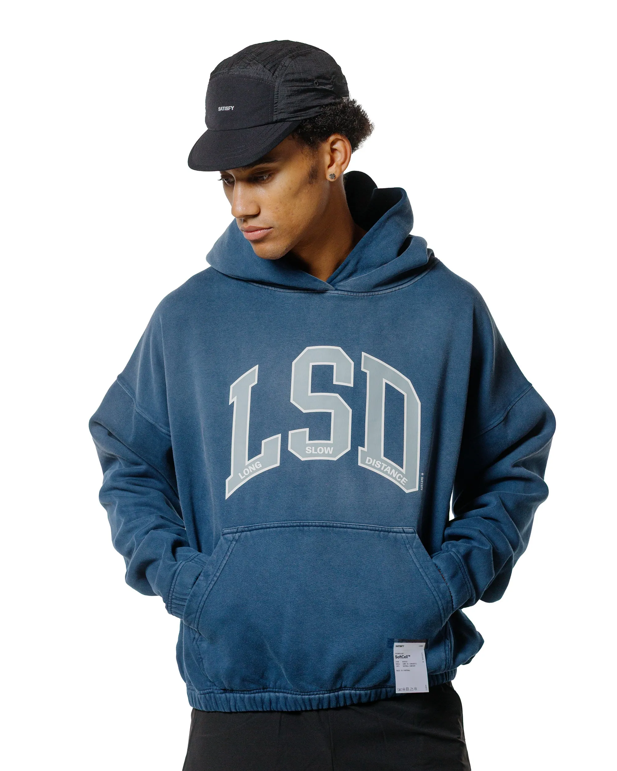 SATISFY SoftCell Hoodie LSD Sun Bleached Indigo sold by Lost & Found product image thumbnail 2