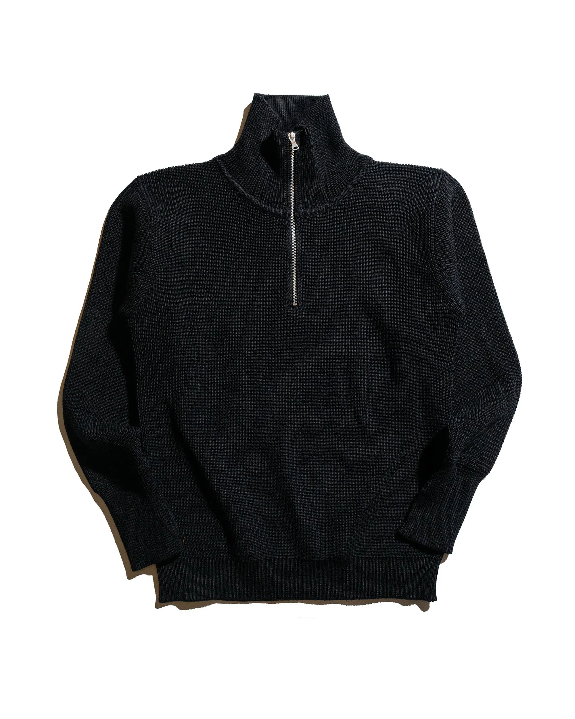 Andersen-Andersen Sailor Half-Zip Black sold by Lost & Found