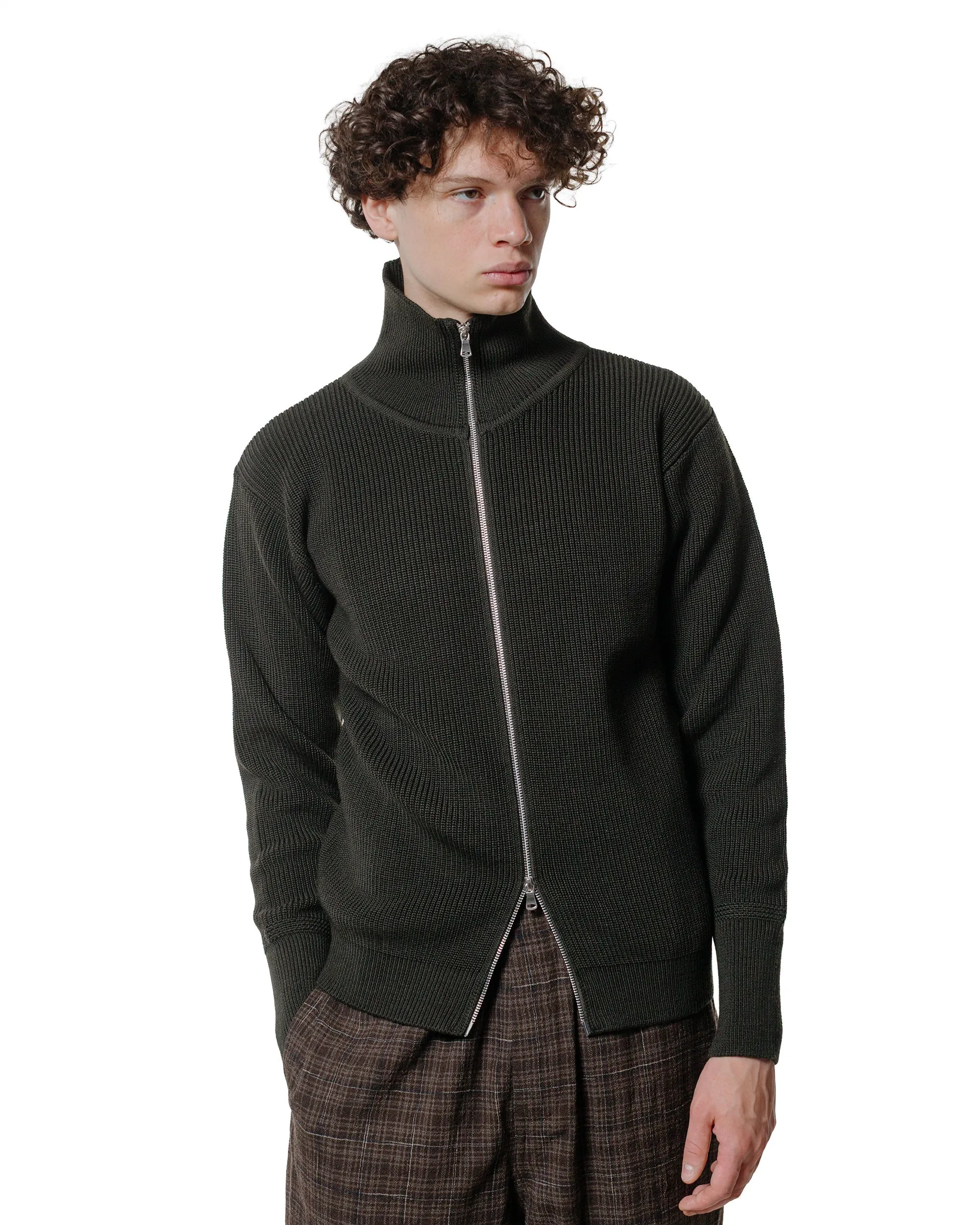 Andersen-Andersen Sailor Full-Zip Hunting Green sold by Lost & Found product image thumbnail 2
