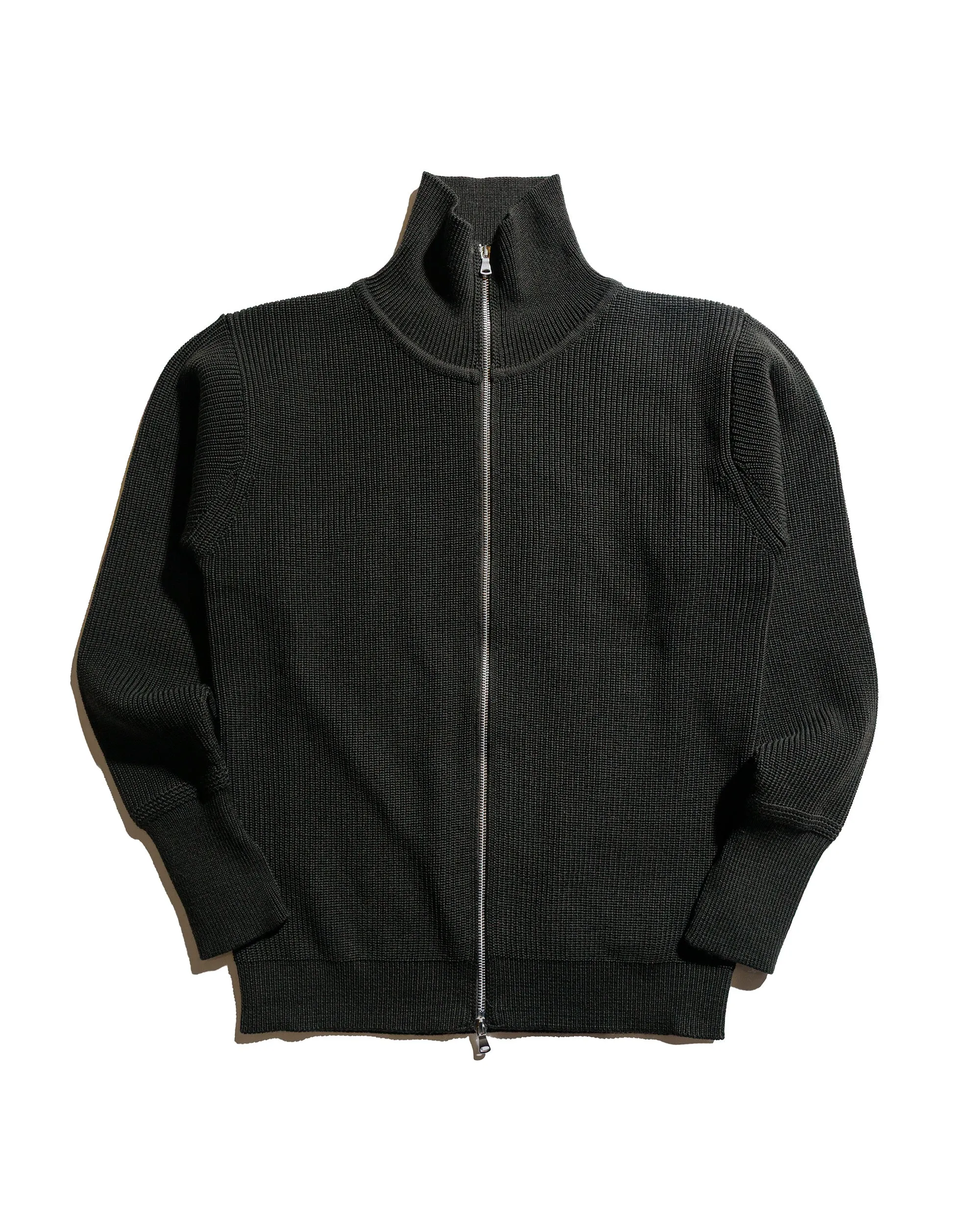 Andersen-Andersen Sailor Full-Zip Hunting Green sold by Lost & Found