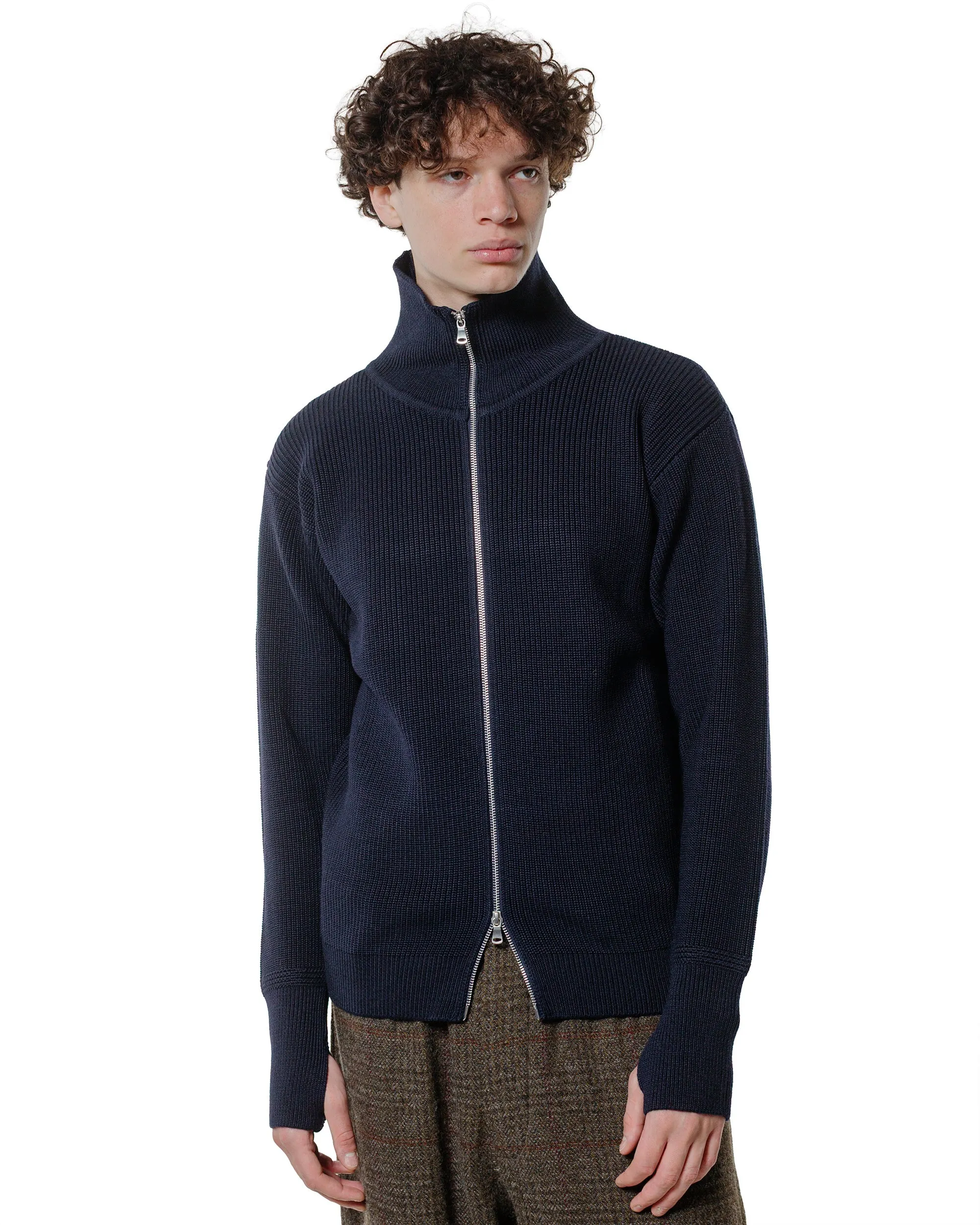 Andersen-Andersen Sailor Full-Zip Dark Navy sold by Lost & Found product image thumbnail 2